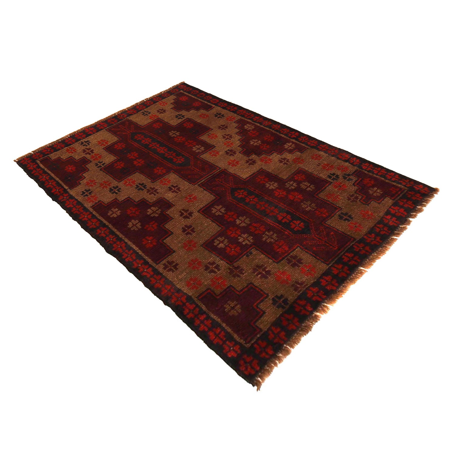 Traditional Baloch Rug 3' 0" x 4' 5" (ft) - No. W35775