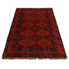 Red Color Baluchi Rug 2' 11"x 4' 7" (ft) - No. W35779