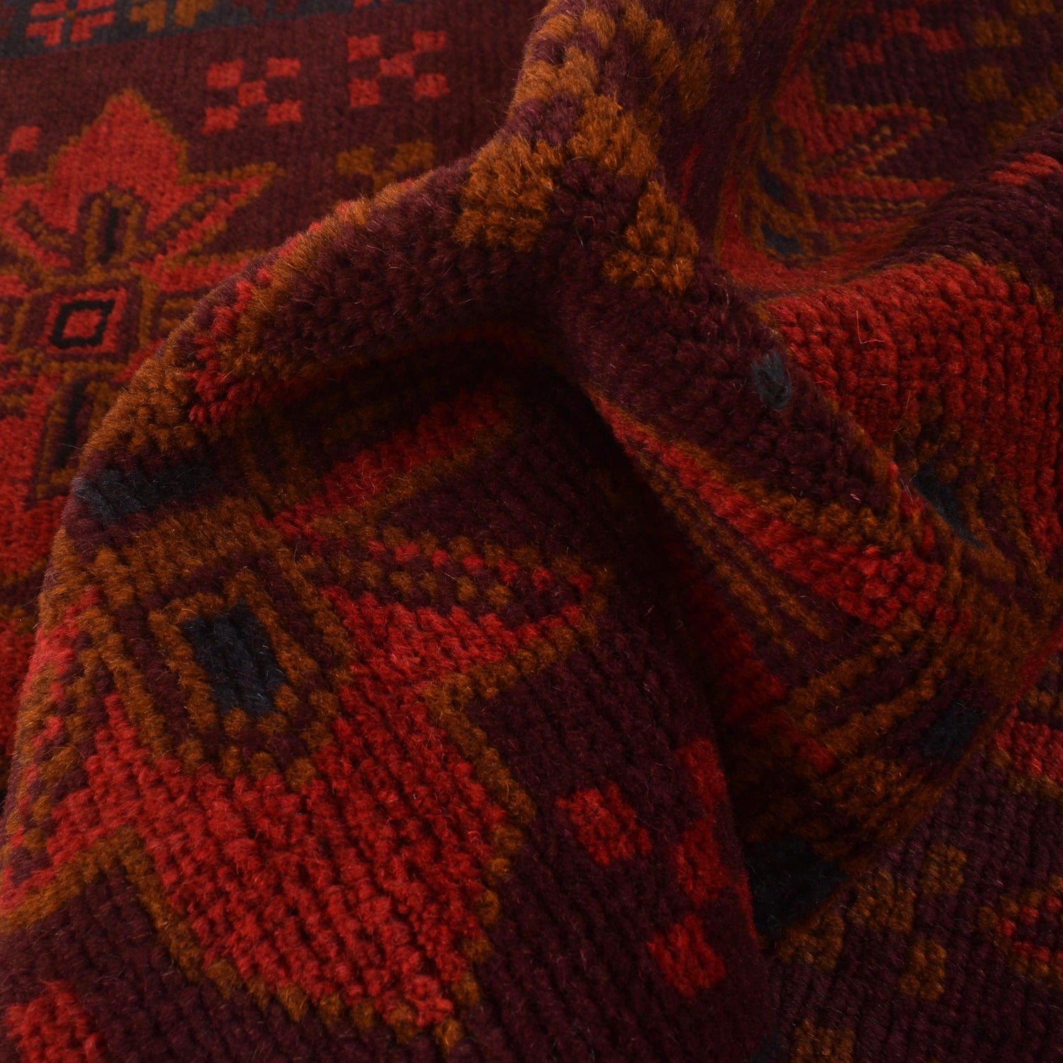 Red Color Baluchi Rug 2' 11"x 4' 7" (ft) - No. W35779