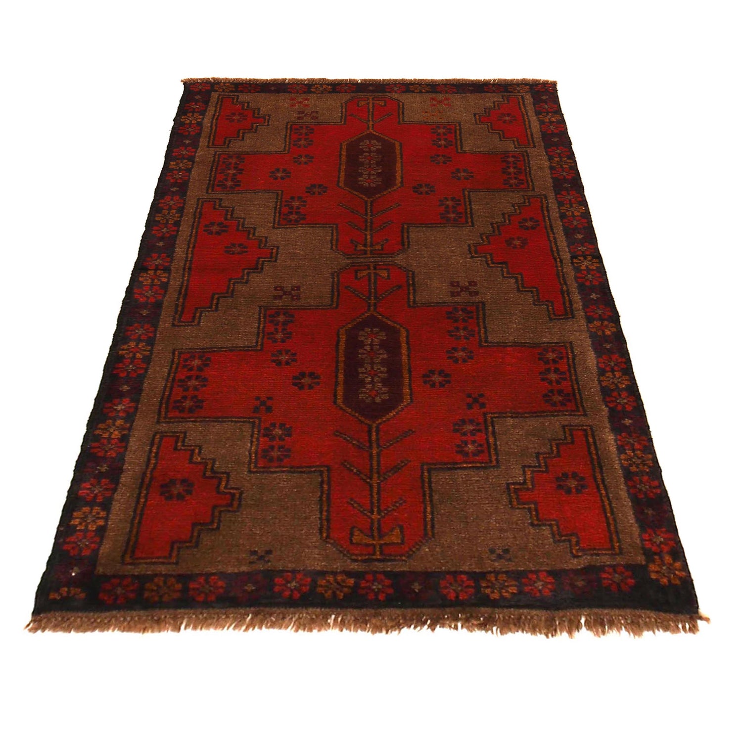 Handmade Balochi Rug 2' 9"x 4' 6" (ft) - No. W35780
