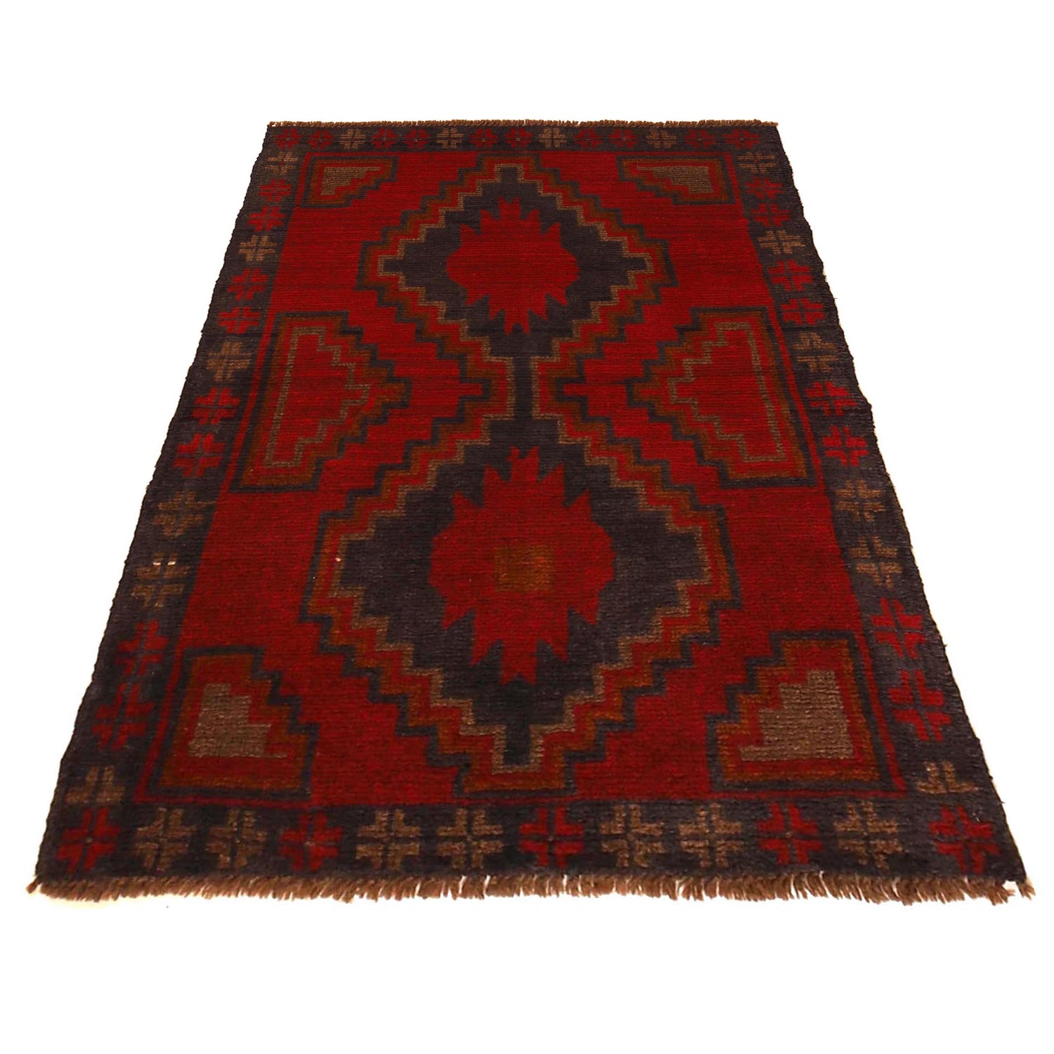 Handmade Balochi Rug 2' 11" x 4' 3" (ft) - No. W35787