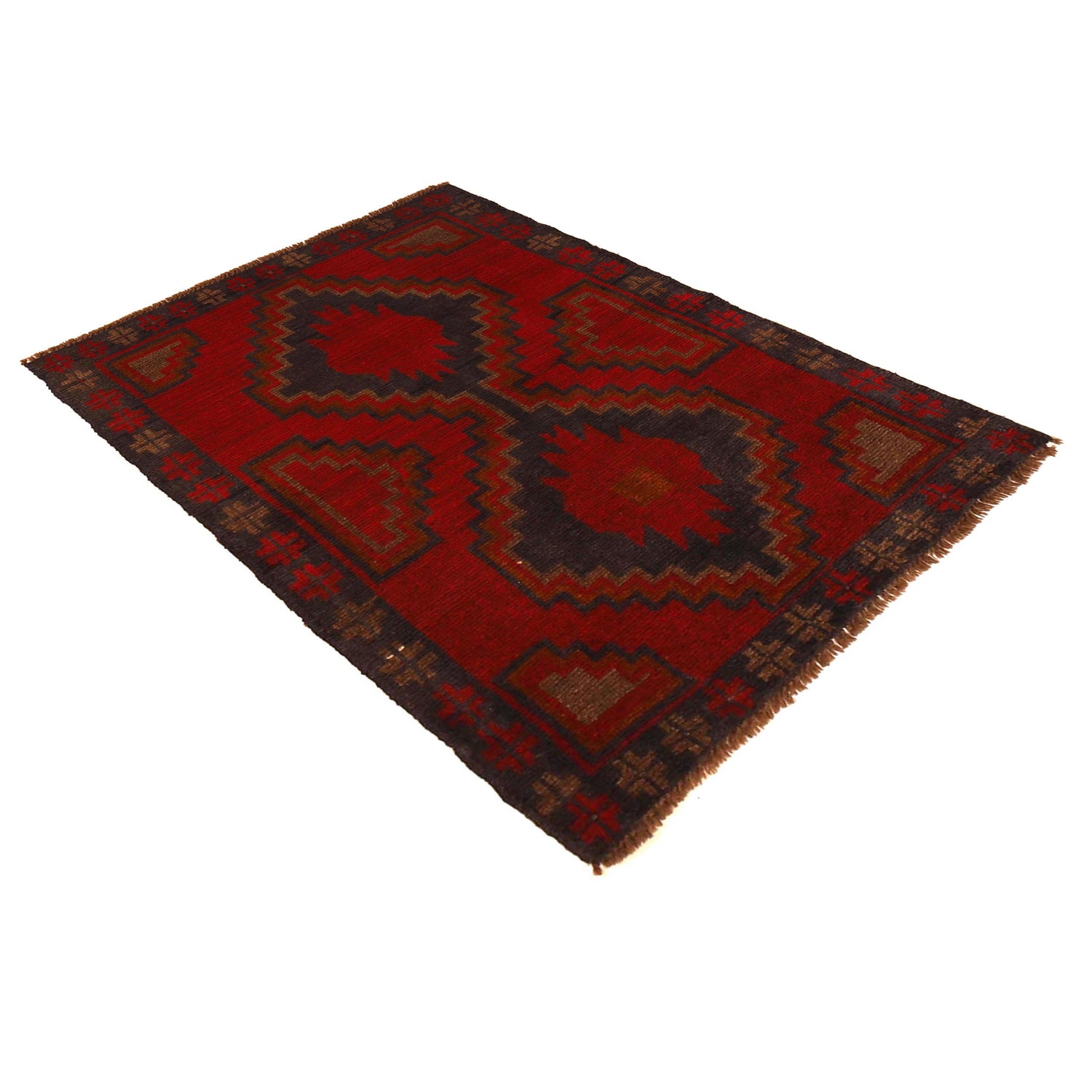 Handmade Balochi Rug 2' 11" x 4' 3" (ft) - No. W35787