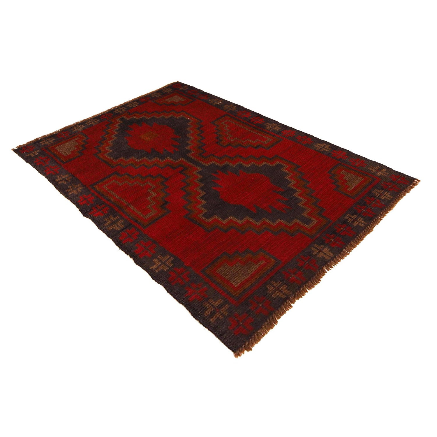 Handmade Balochi Rug 2' 11" x 4' 3" (ft) - No. W35787