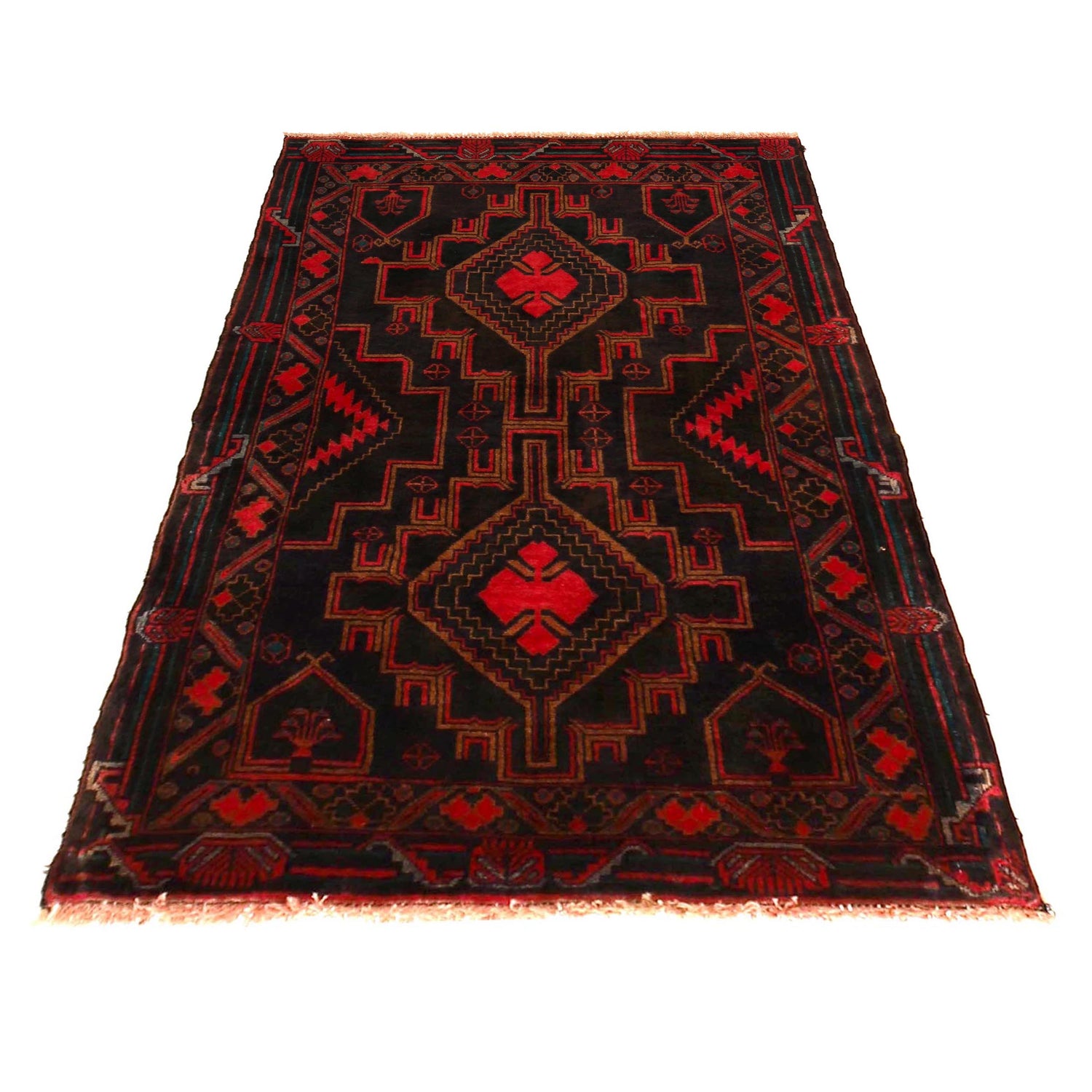 Traditional Baloch Rug 2' 11" x 4' 9" (ft) -No W35800