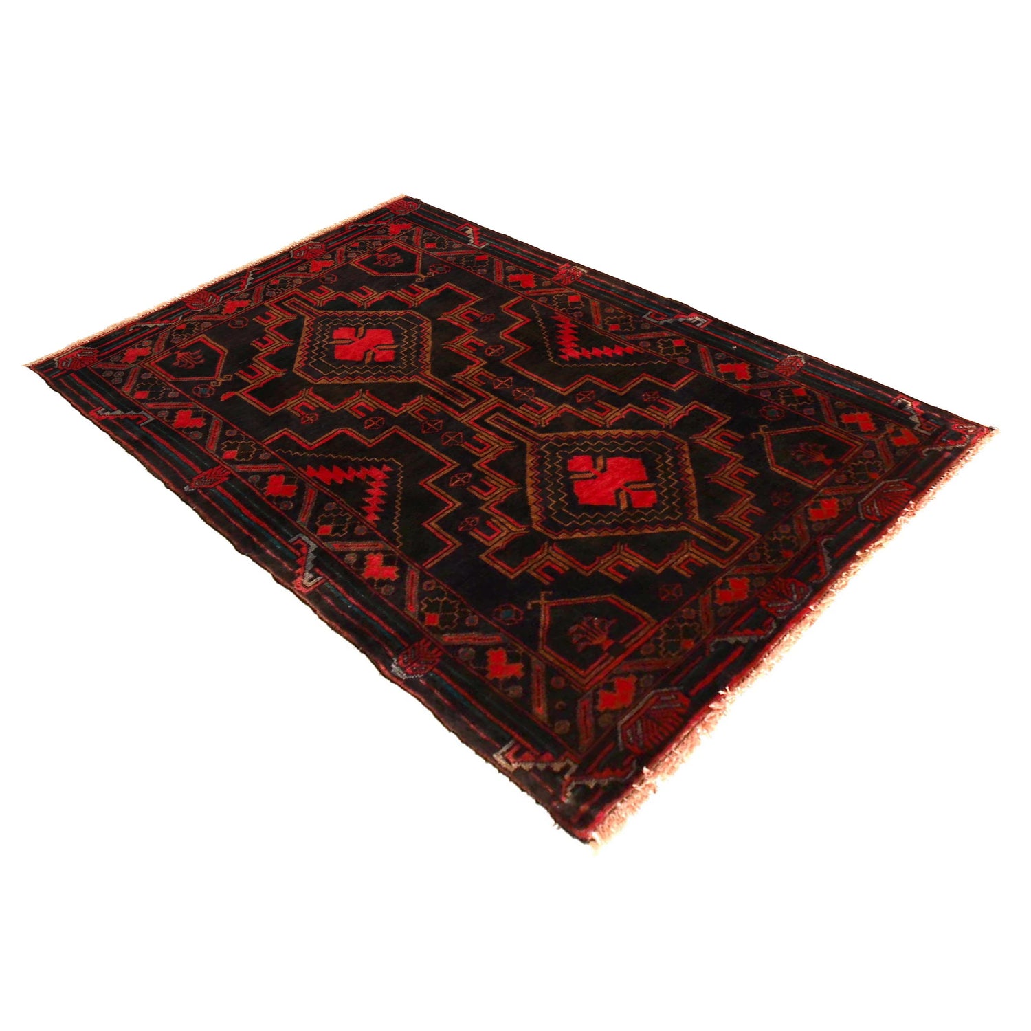 Traditional Baloch Rug 2' 11" x 4' 9" (ft) -No W35800