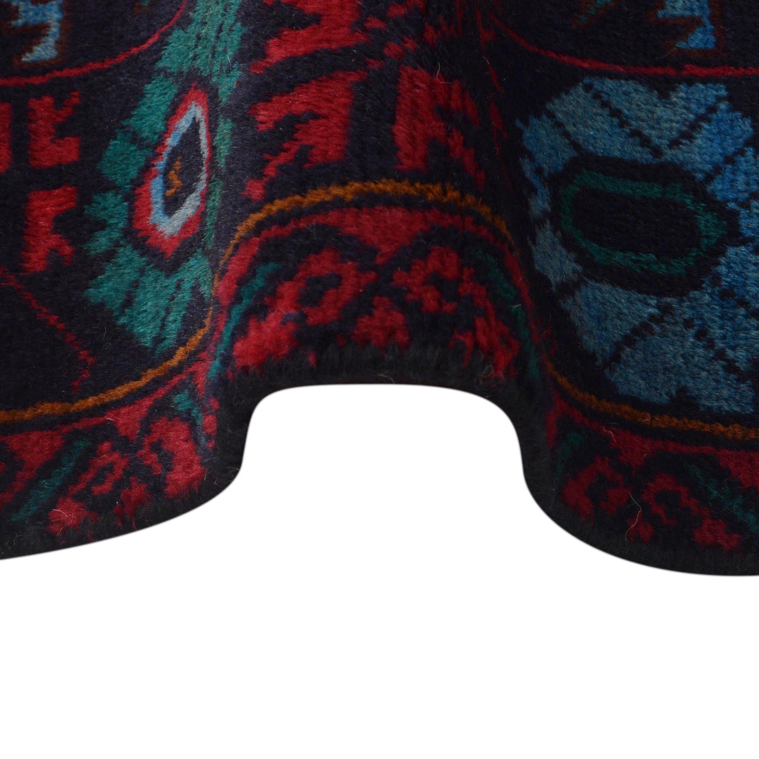 Handmade Pictorial Rug 3' 8" x 6' 9" (ft)- No. W35804