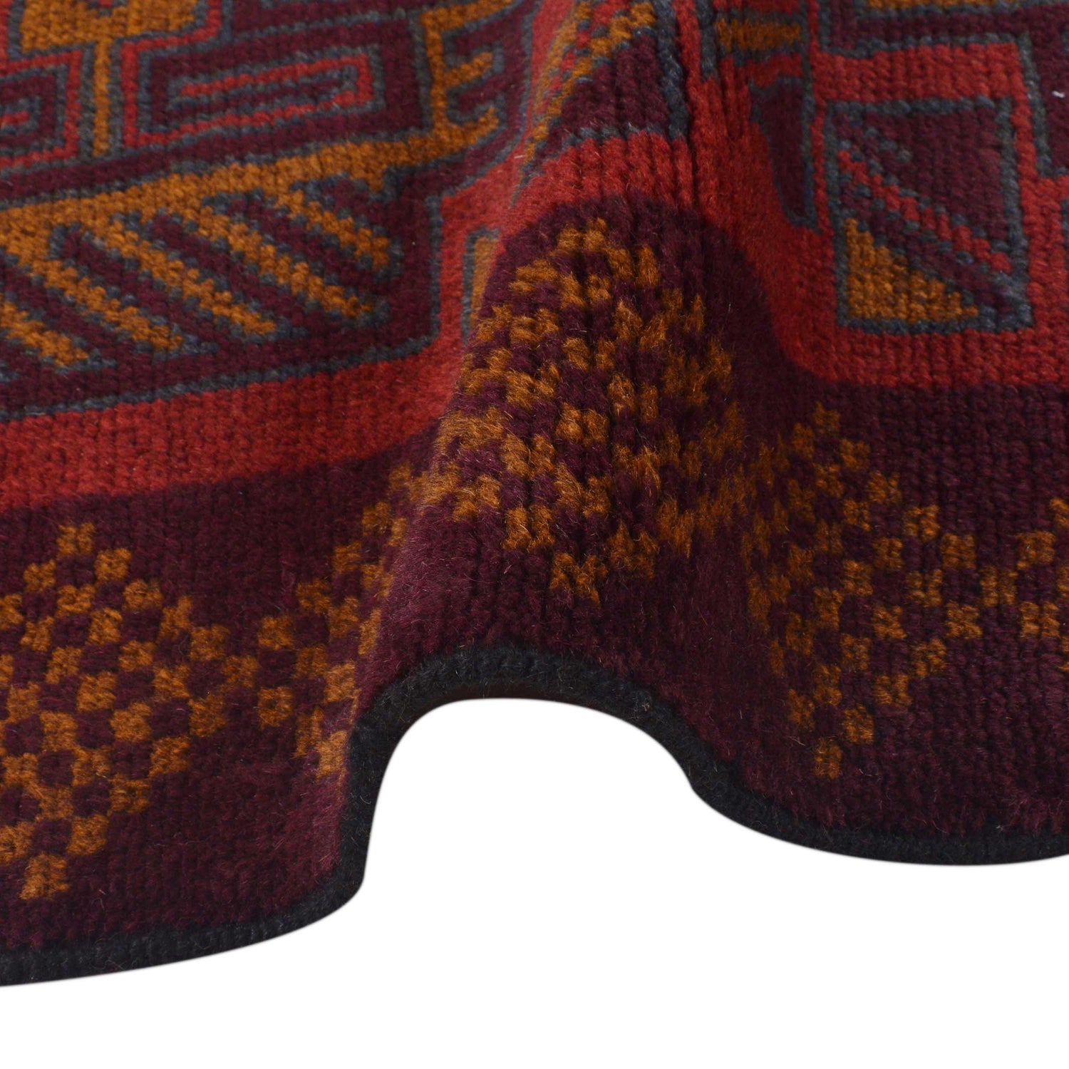 Red Color Baluchi Rug 2' 9" x 4' 5" (ft) - No. W35900