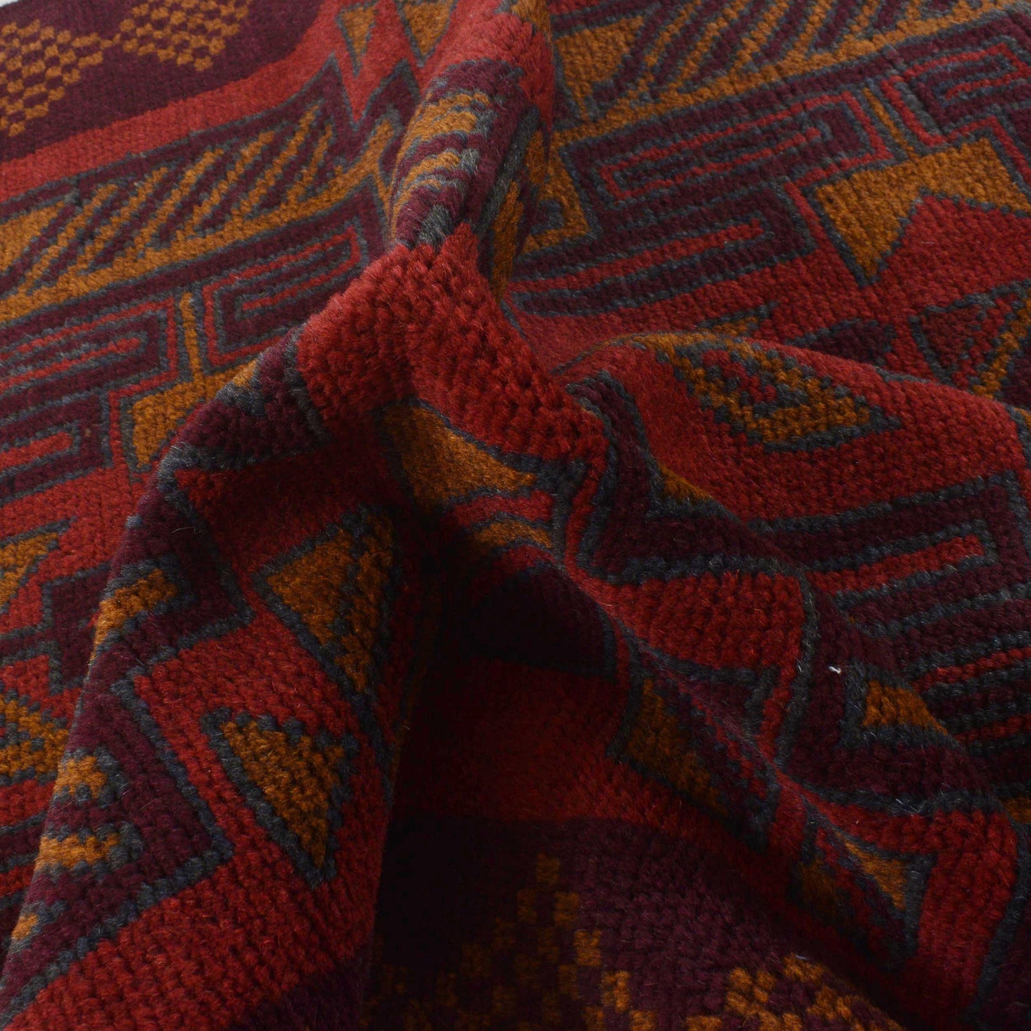 Red Color Baluchi Rug 2' 9" x 4' 5" (ft) - No. W35900