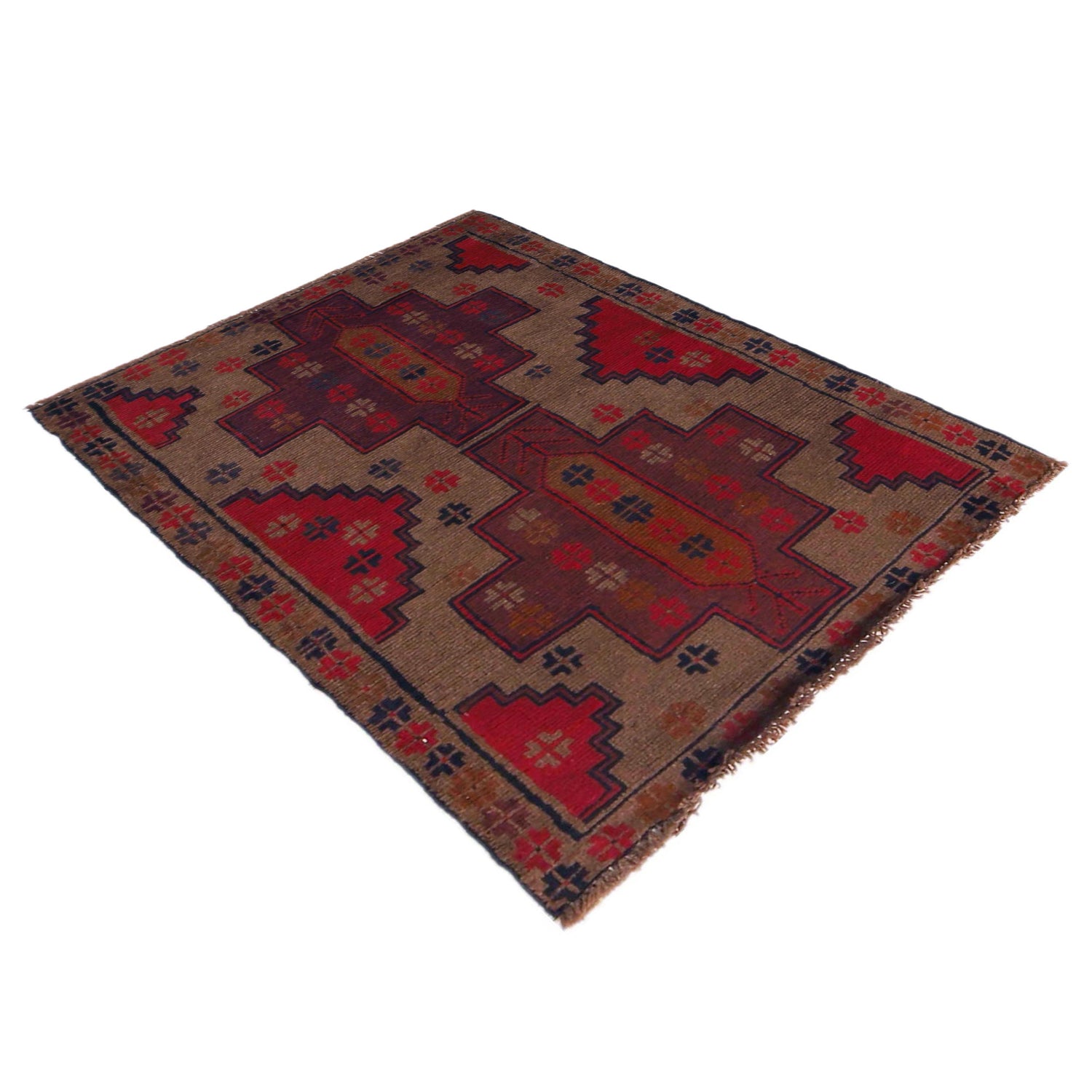 Handmade Balochi Rug 2' 11" x 4' 5" (ft) - No. W35901