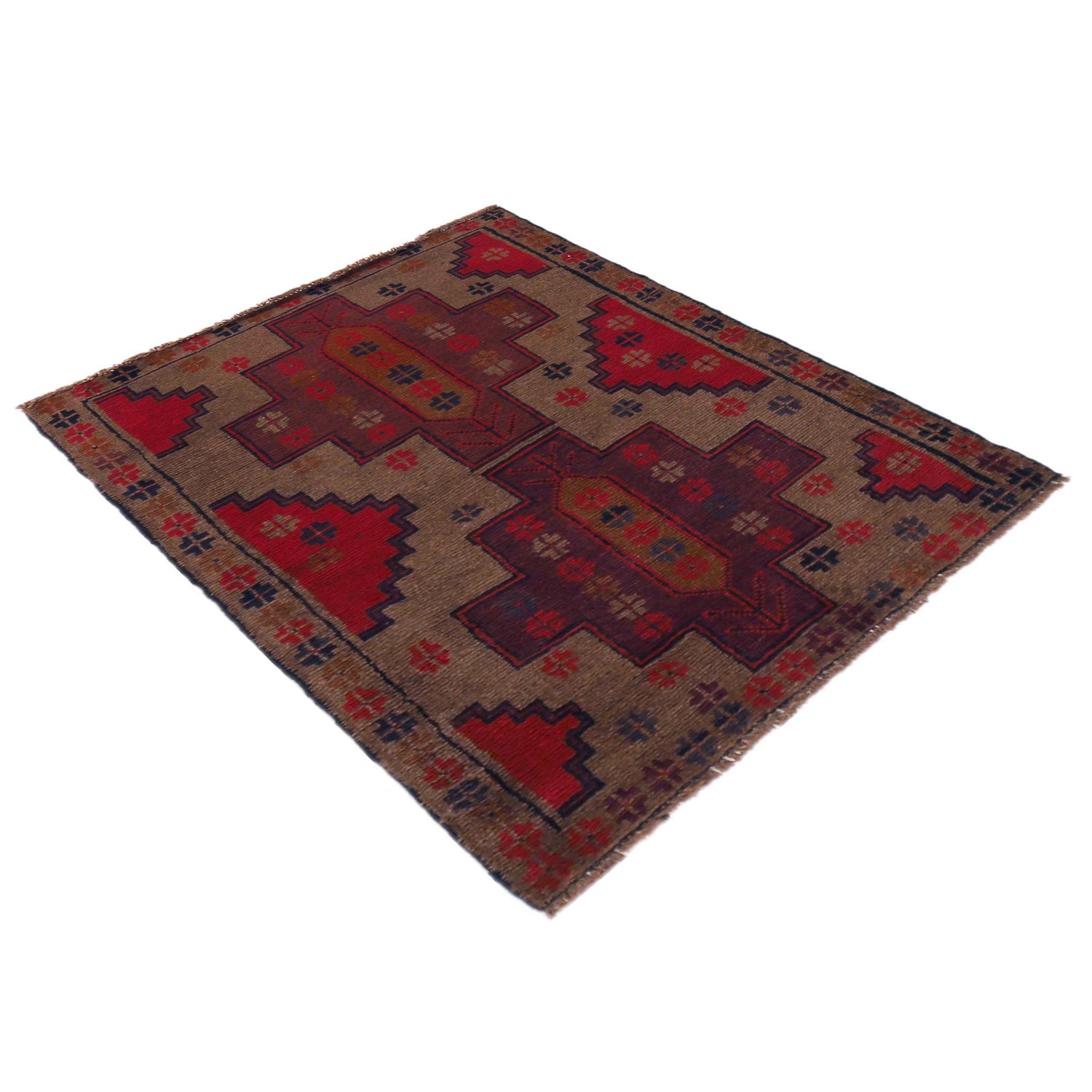 Handmade Balochi Rug 2' 11" x 4' 5" (ft) - No. W35901
