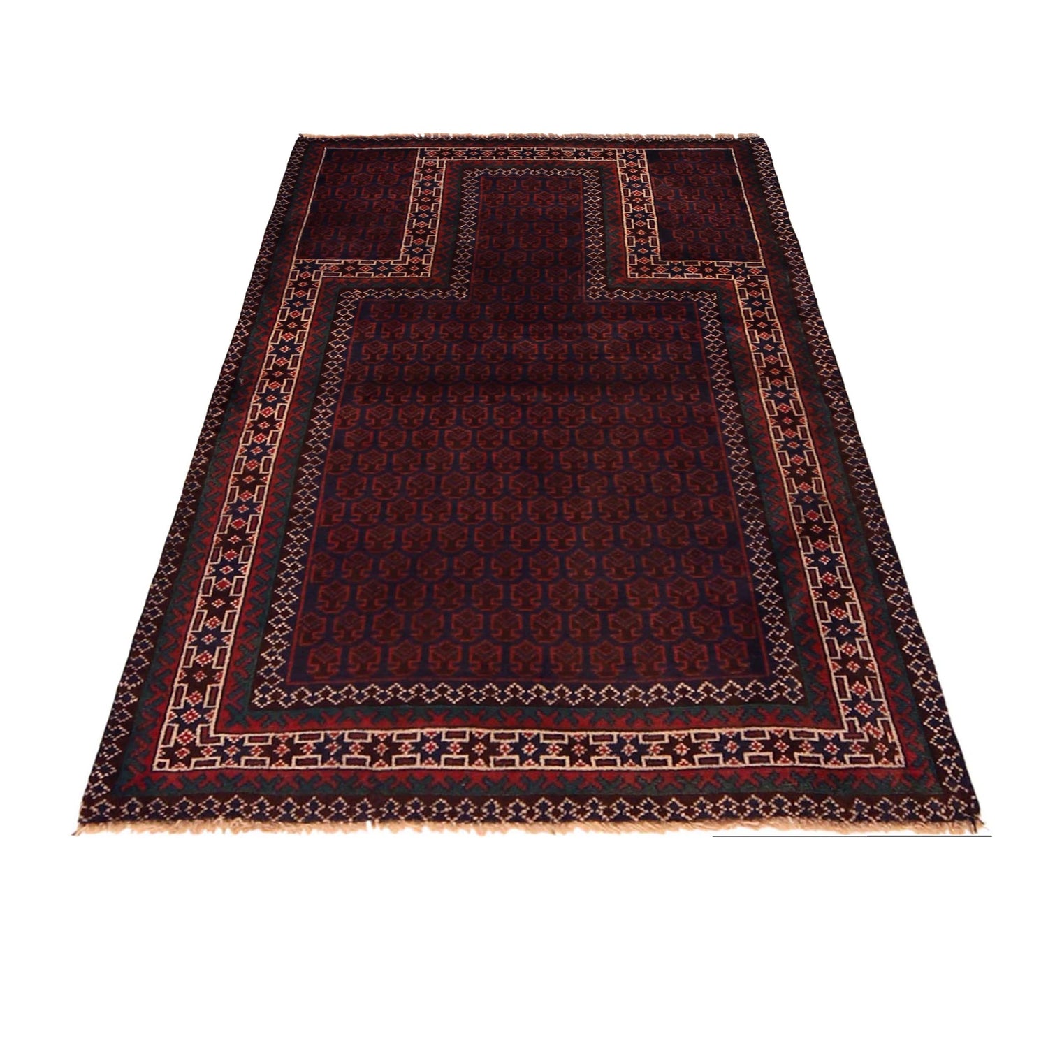 Handmade Jaye Namaz 2' 11" x 4' 7" (ft) - No. W35906