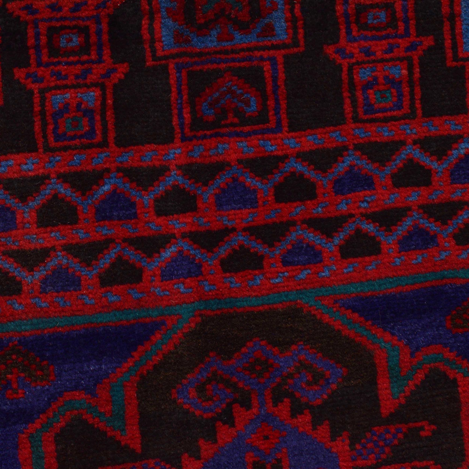 Multi Color Baluchi Rug 2' 6" x 3' 8" (ft) - No. W35907