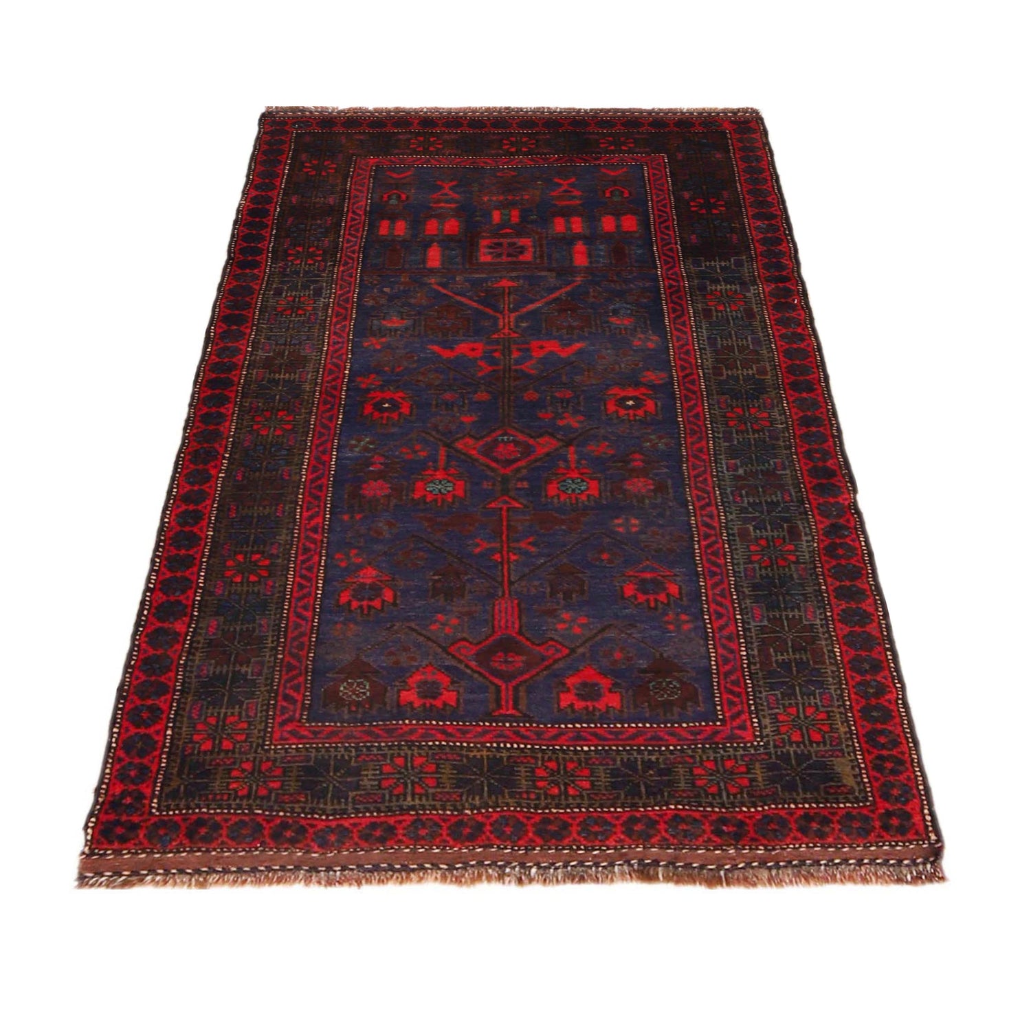 Tribal Baloch Rug 3' 0" x 4' 10" (ft) -No W35908