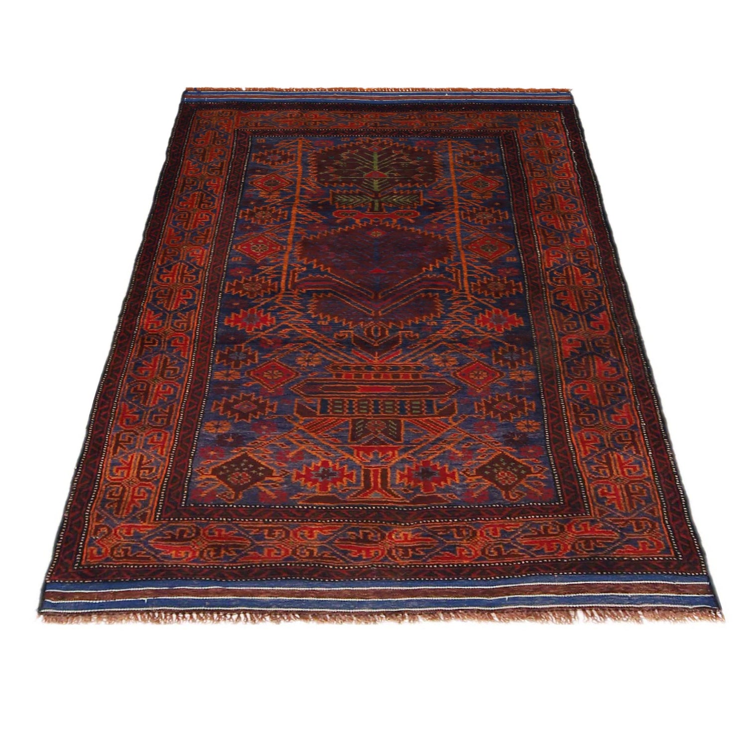 Multi Color Baluchi Rug 3' 1" x 5' 2" (ft) -No W35913