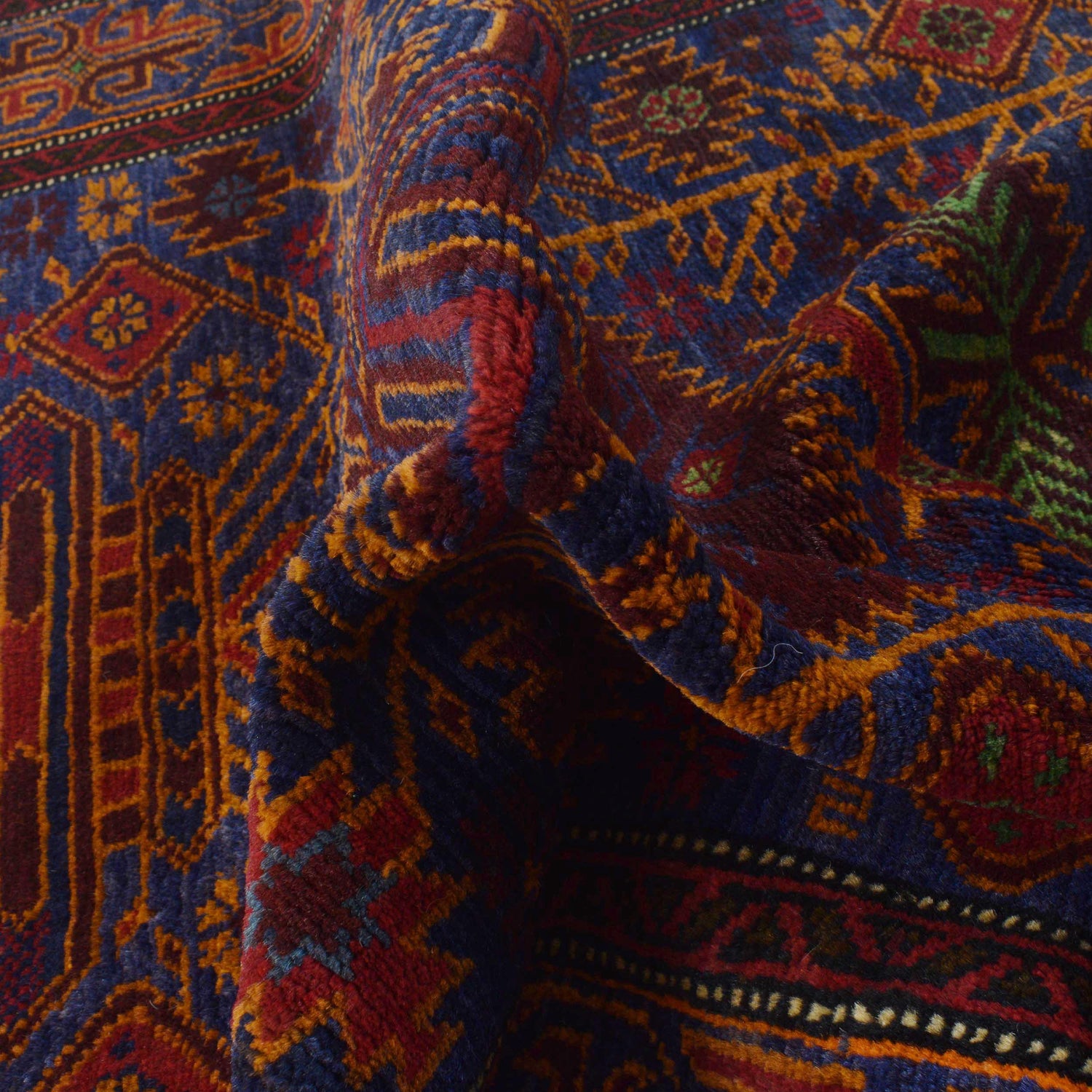 Multi Color Baluchi Rug 3' 1" x 5' 2" (ft) -No W35913