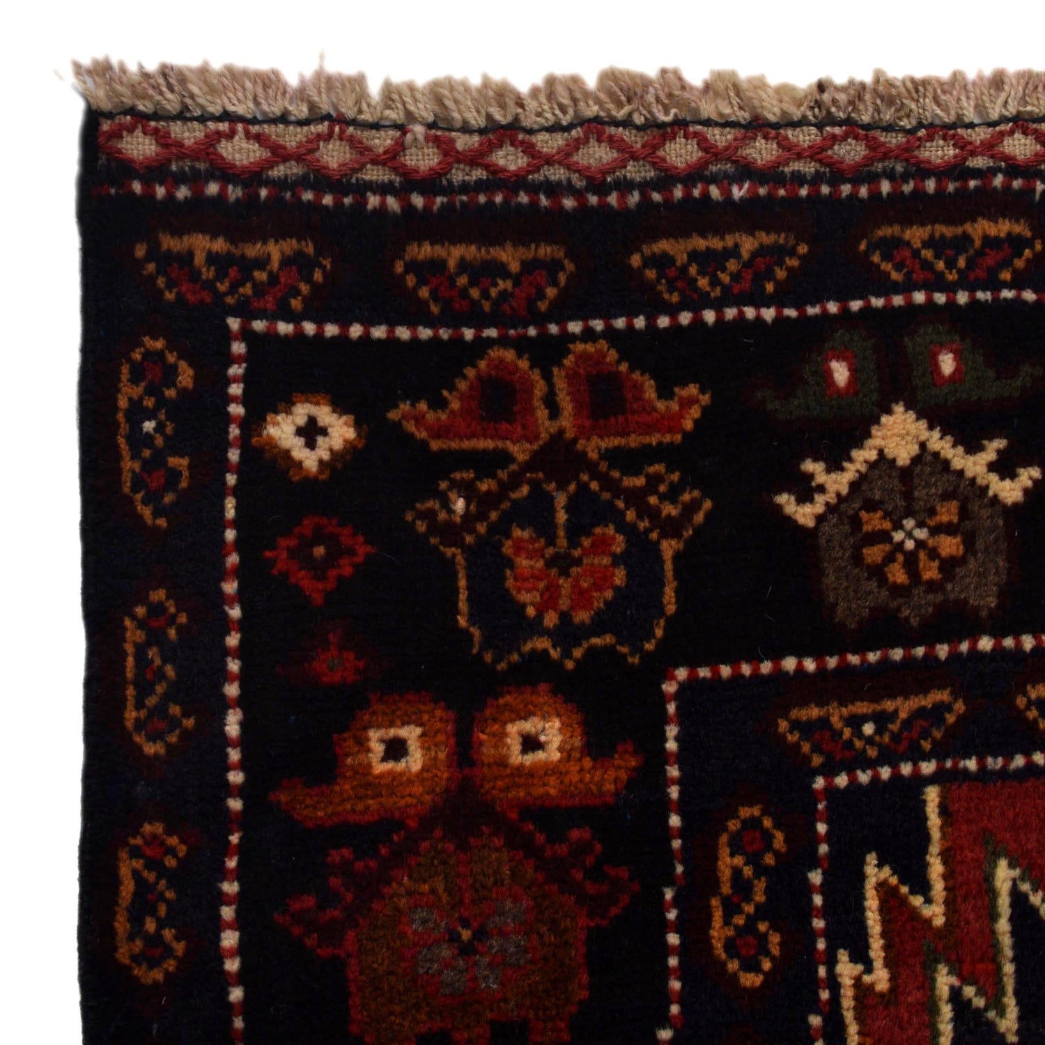 Baluch Small Size Rug 3' 7" x 6' 8" (ft) - No. W35927