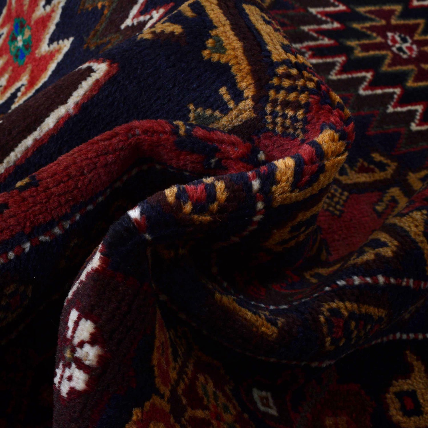 Baluch Small Size Rug 3' 7" x 6' 8" (ft) - No. W35927