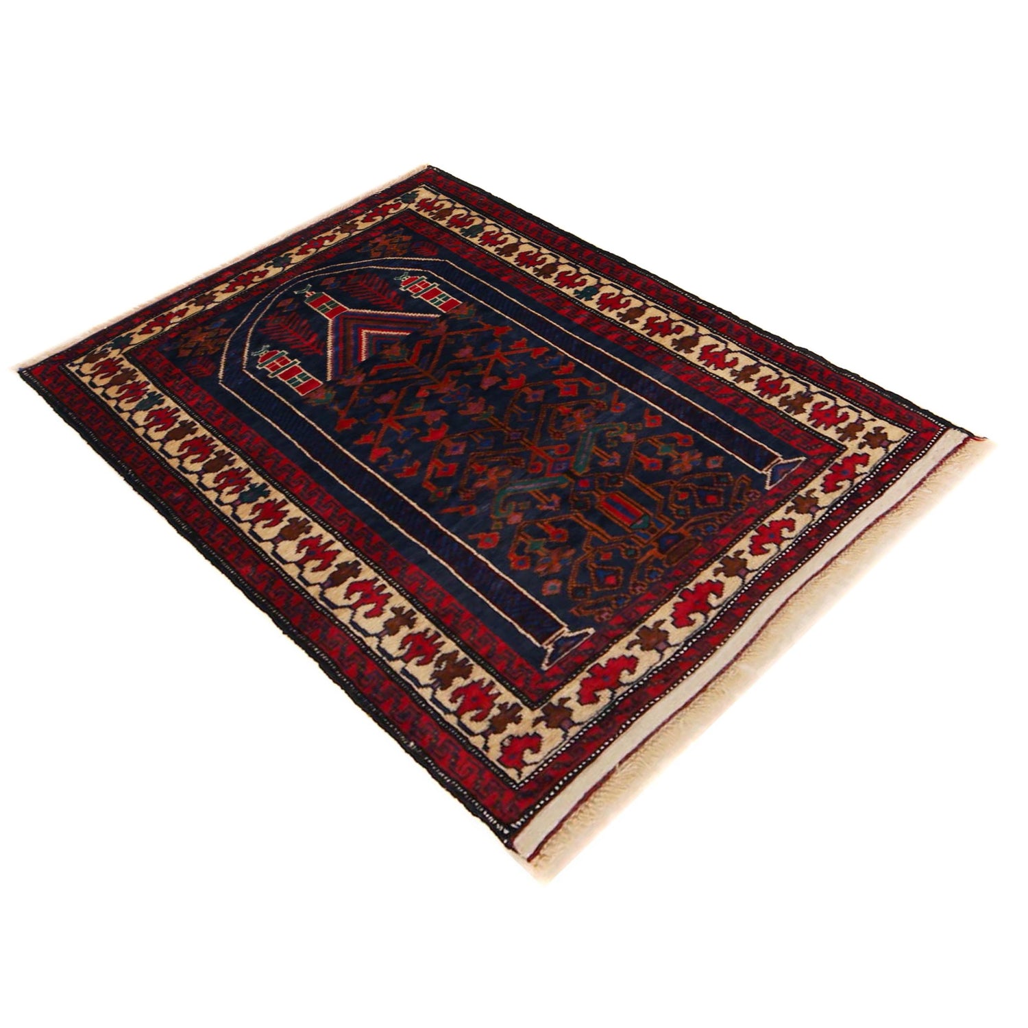 Handmade Balochi Rug 2' 6" x 3' 5" (ft) - No. W35929