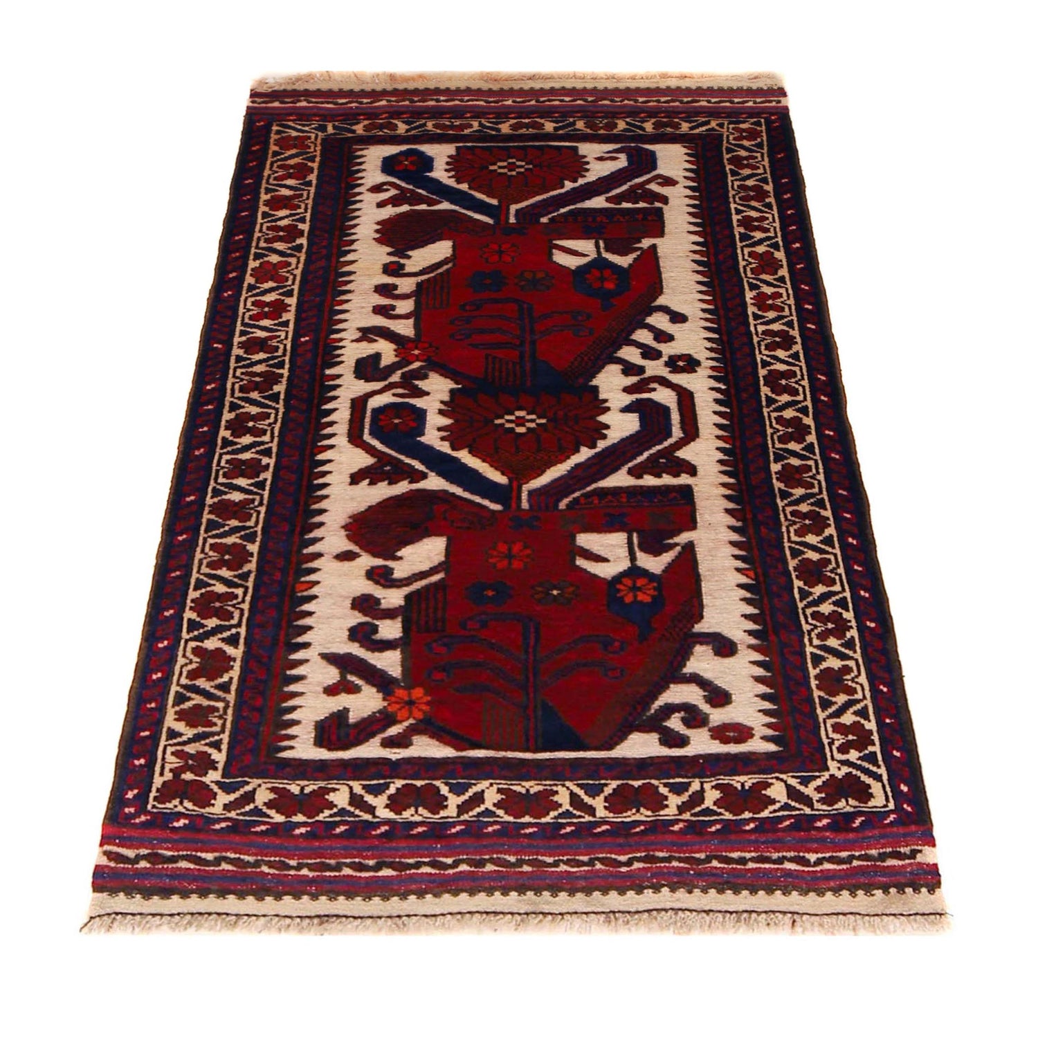 Baluch Small Size Rug 2' 7" x 4' 5" (ft) - No. W35930