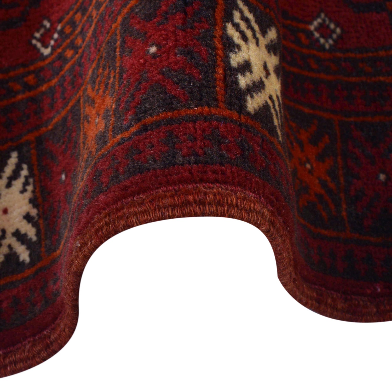 Hand Knotted Bokhara Wool Runner Rug 2' 5" x 5' 10" (ft) - No. W35933