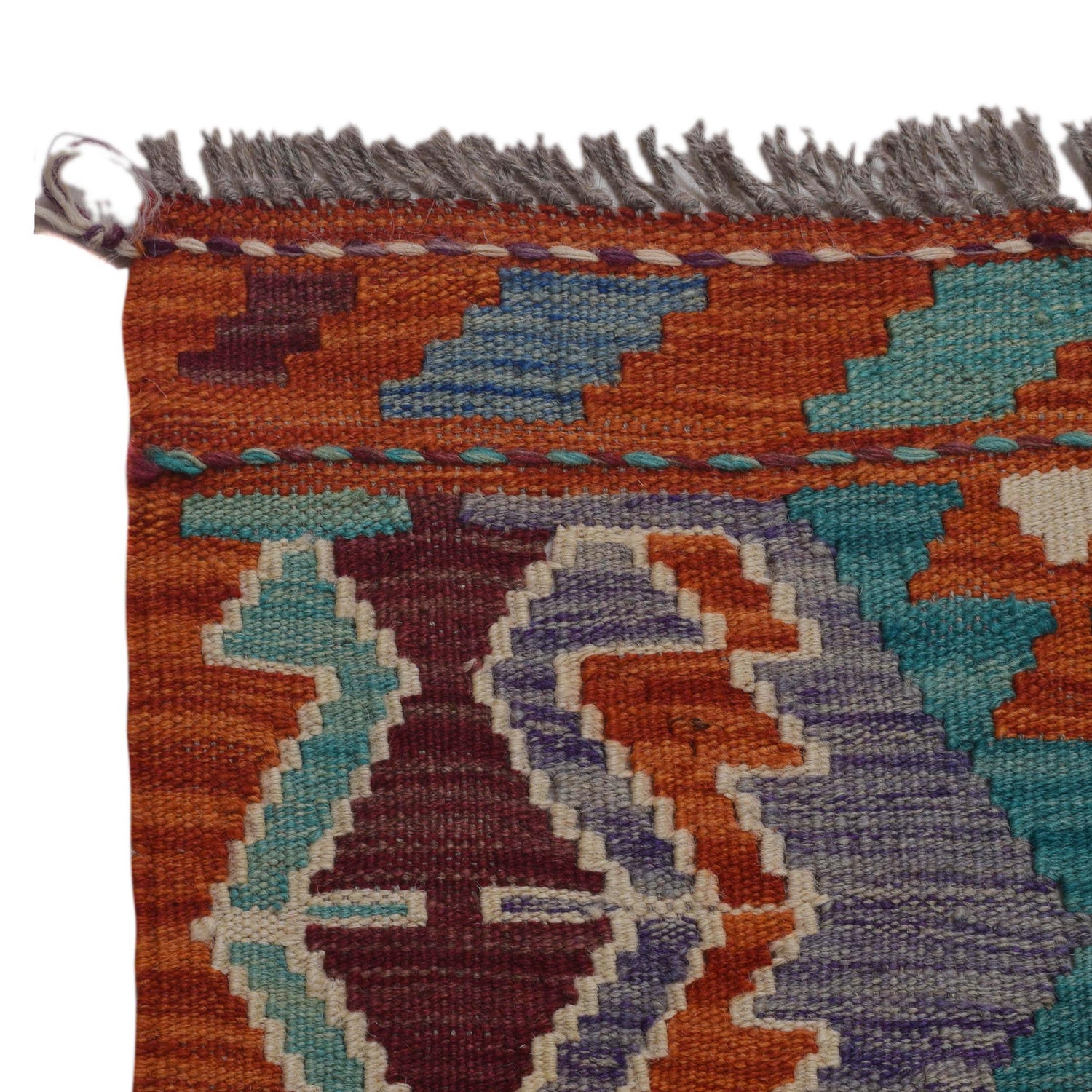 Handmade Vegetable Kelim 6' 0" x 8' 5" (ft) - No. W35934