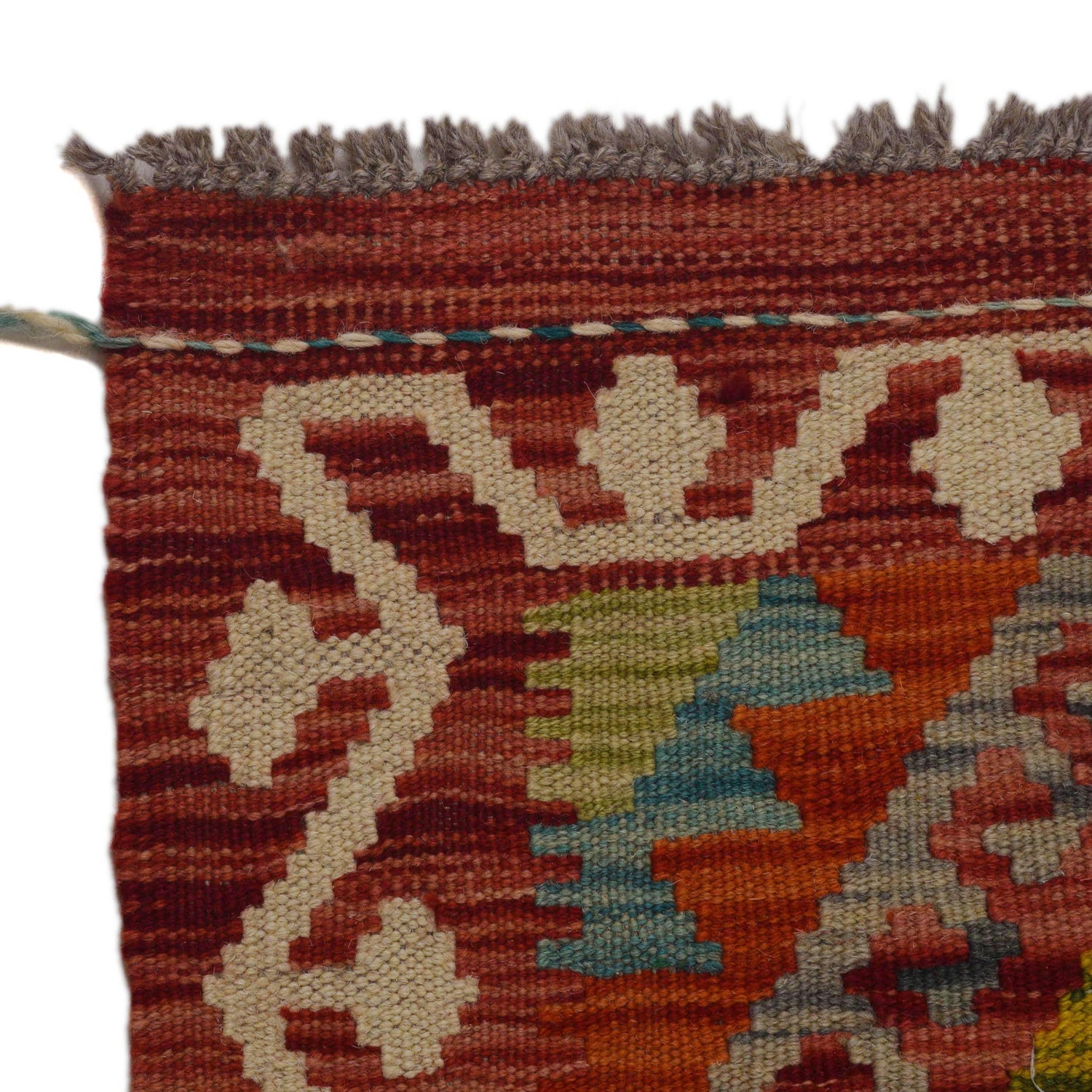 Vegetable Kelim Runner 1' 11" x 5' 3" (ft)- No. W35936