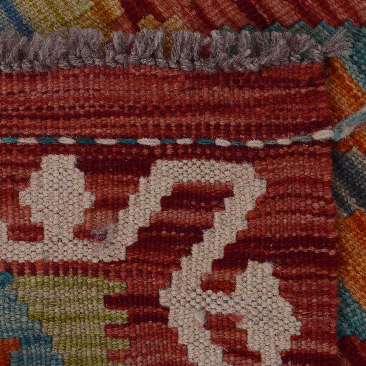 Vegetable Kelim Runner 1' 11" x 5' 3" (ft)- No. W35936