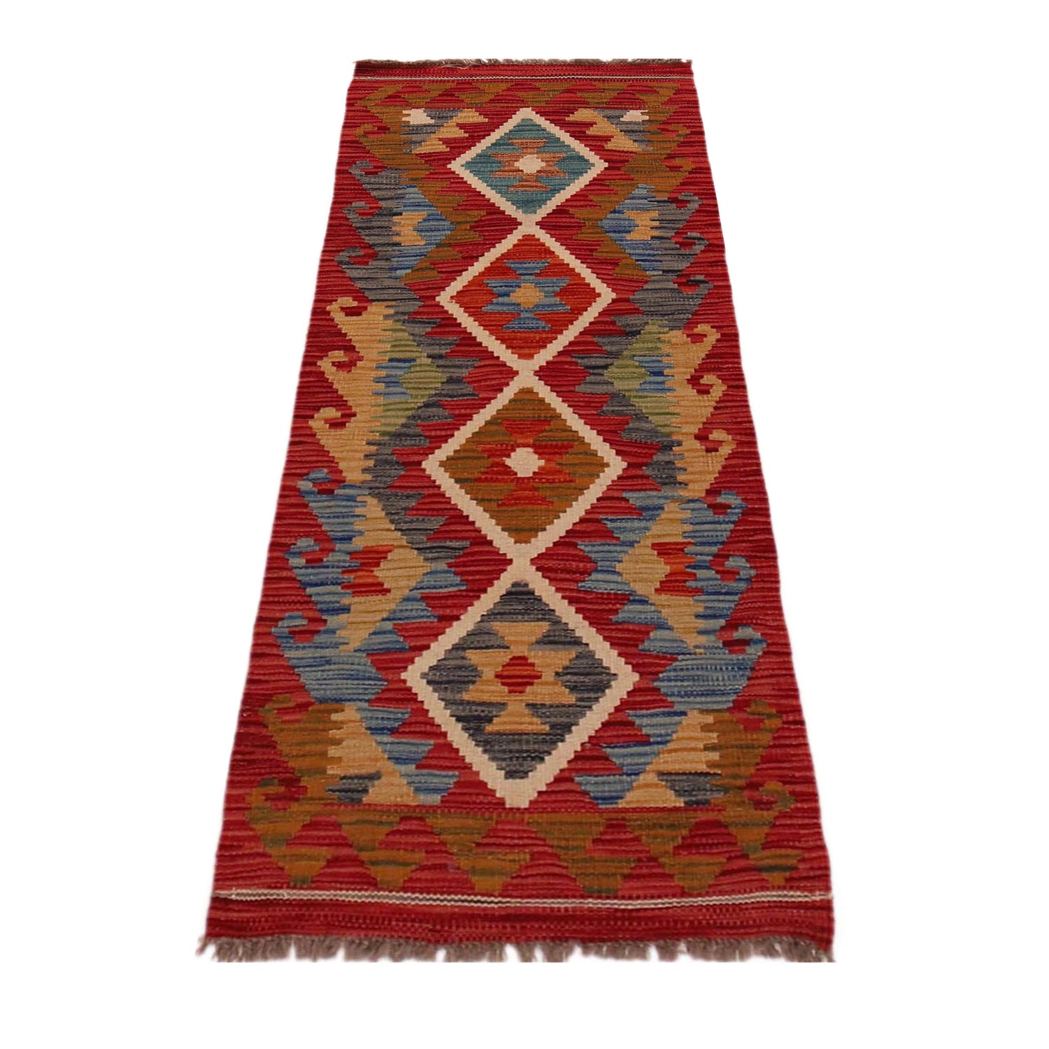 Vegetable Kilim Runner 1' 8" x 4' 11" (ft)- No. W35937