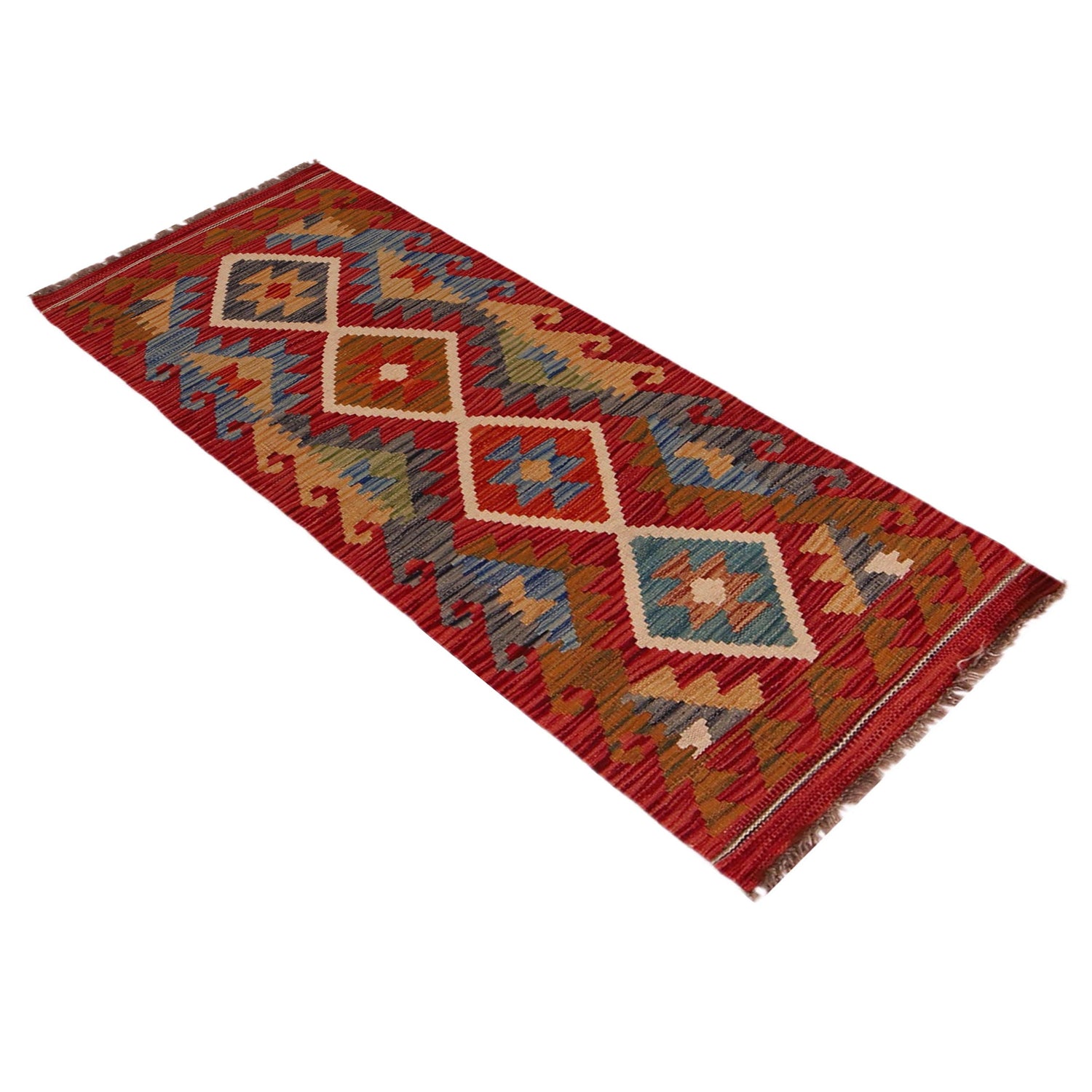 Vegetable Kilim Runner 1' 8" x 4' 11" (ft)- No. W35937