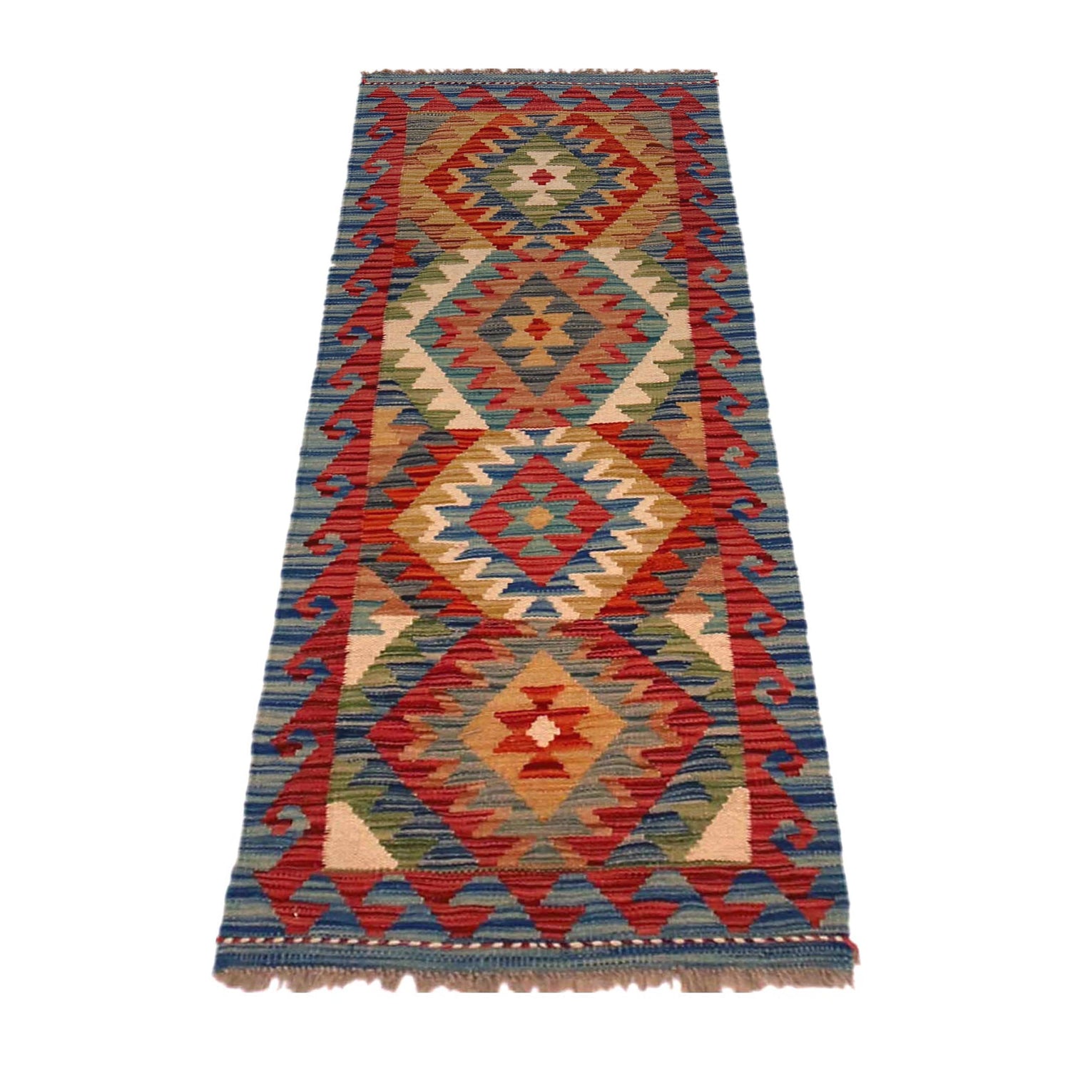 Vegetable Kilim Runner 1' 8" x 4' 11" (ft)- No. W35939