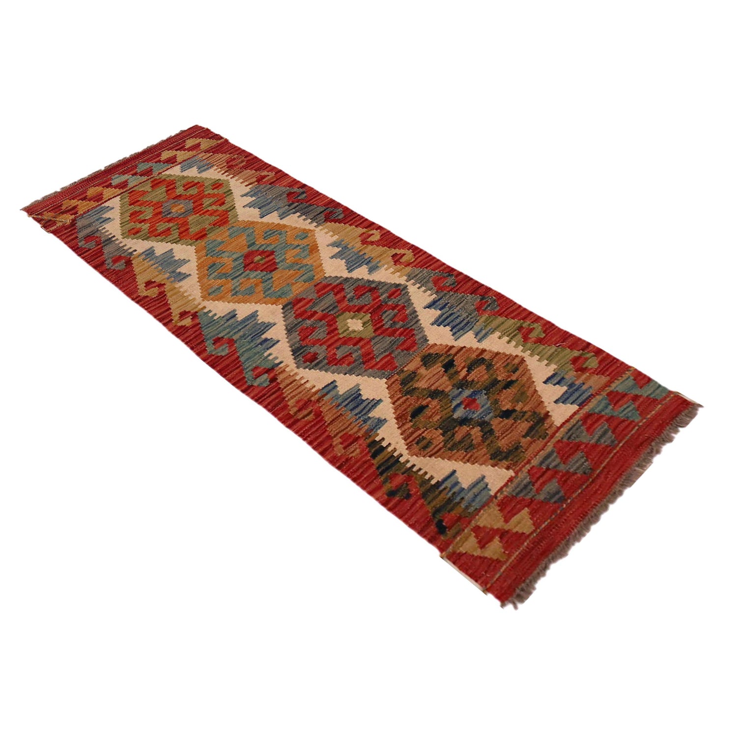 Vegetable Kelim Runner 1' 8" x 4' 11" (ft)- No. W35940