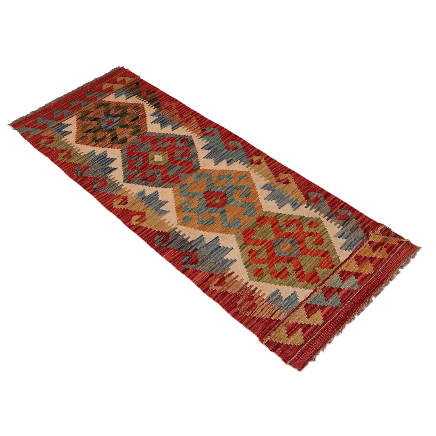 Vegetable Kelim Runner 1' 8" x 4' 11" (ft)- No. W35940