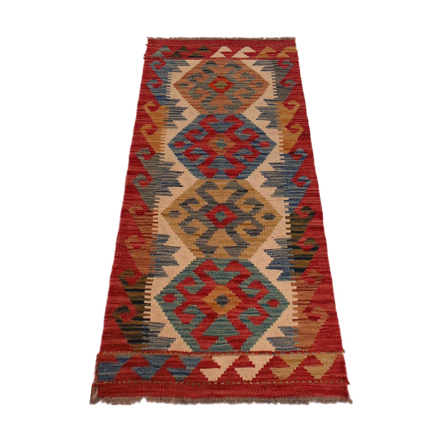 Vegetable Kilim Runner 1' 8" x 4' 11" (ft)- No. W35941