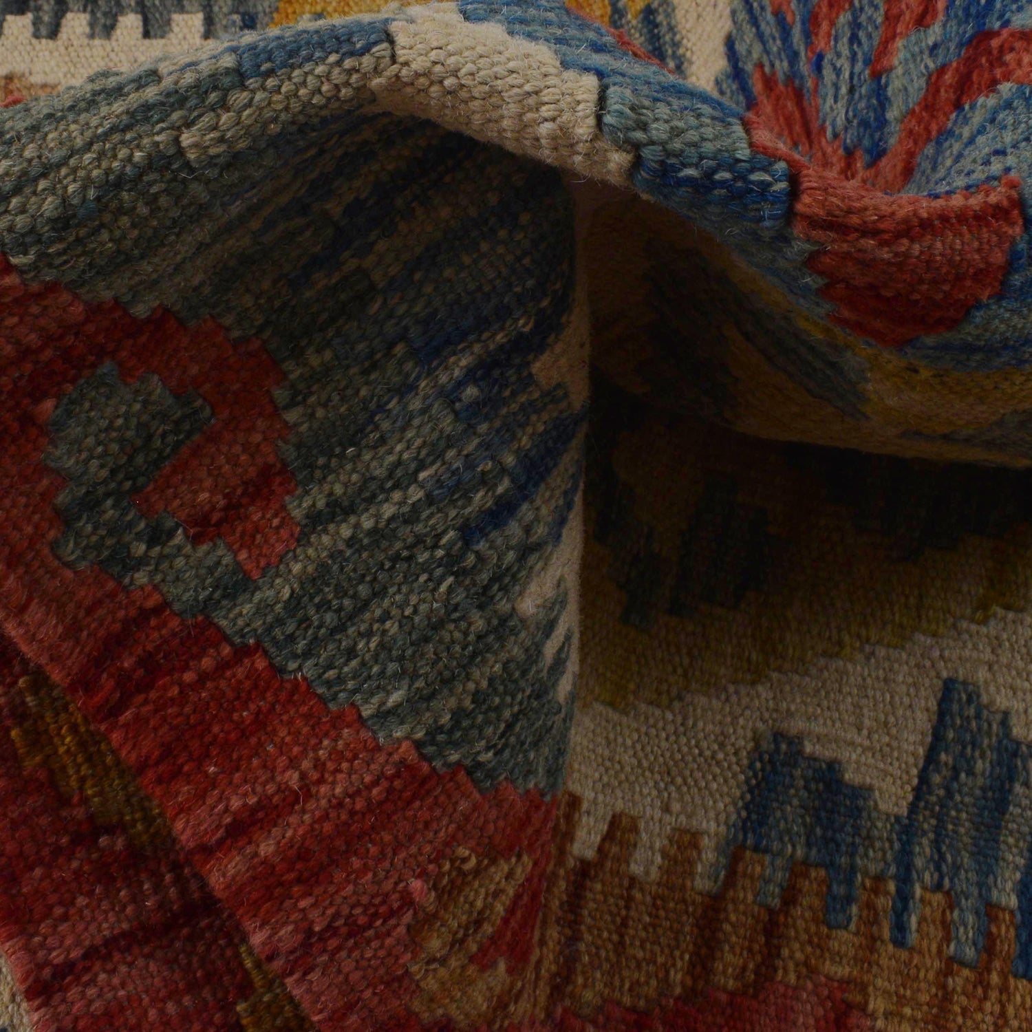 Vegetable Kilim Runner 1' 8" x 4' 11" (ft)- No. W35941