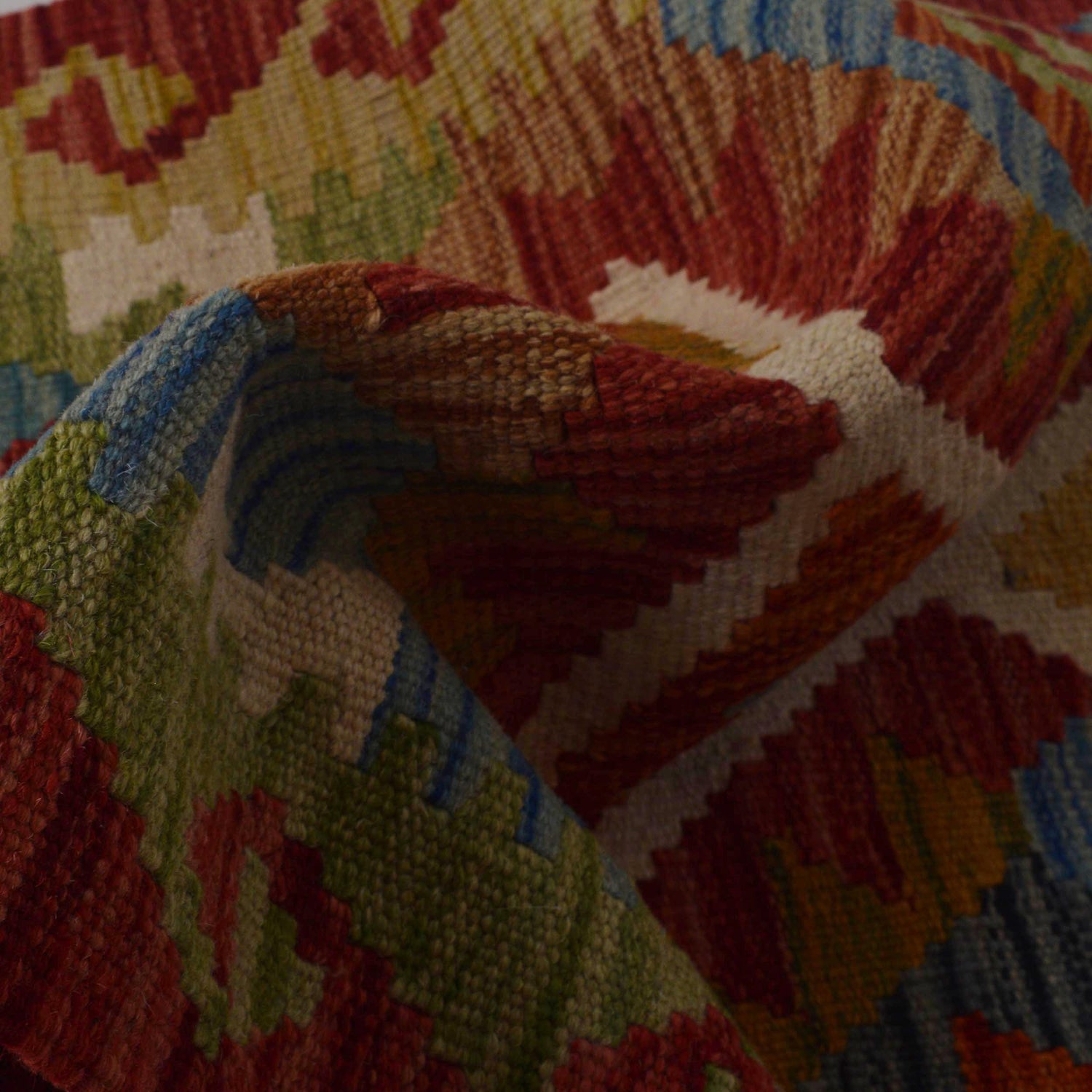 Vegetable Kelim Runner 1' 8" x 4' 10" (ft)- No. W35942