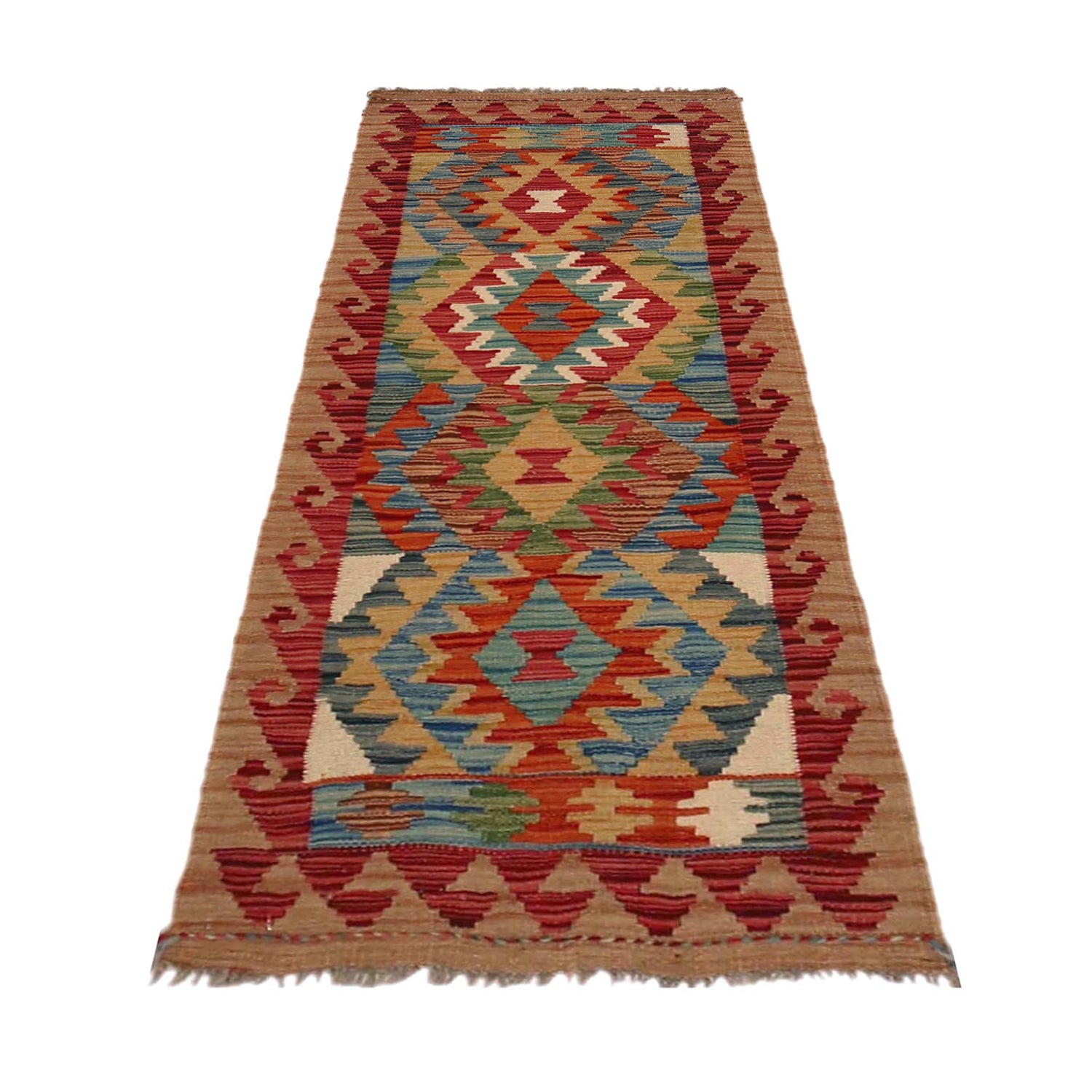 Vegetable Kilim Runner 1' 8" x 4' 11" (ft)- No. W35943