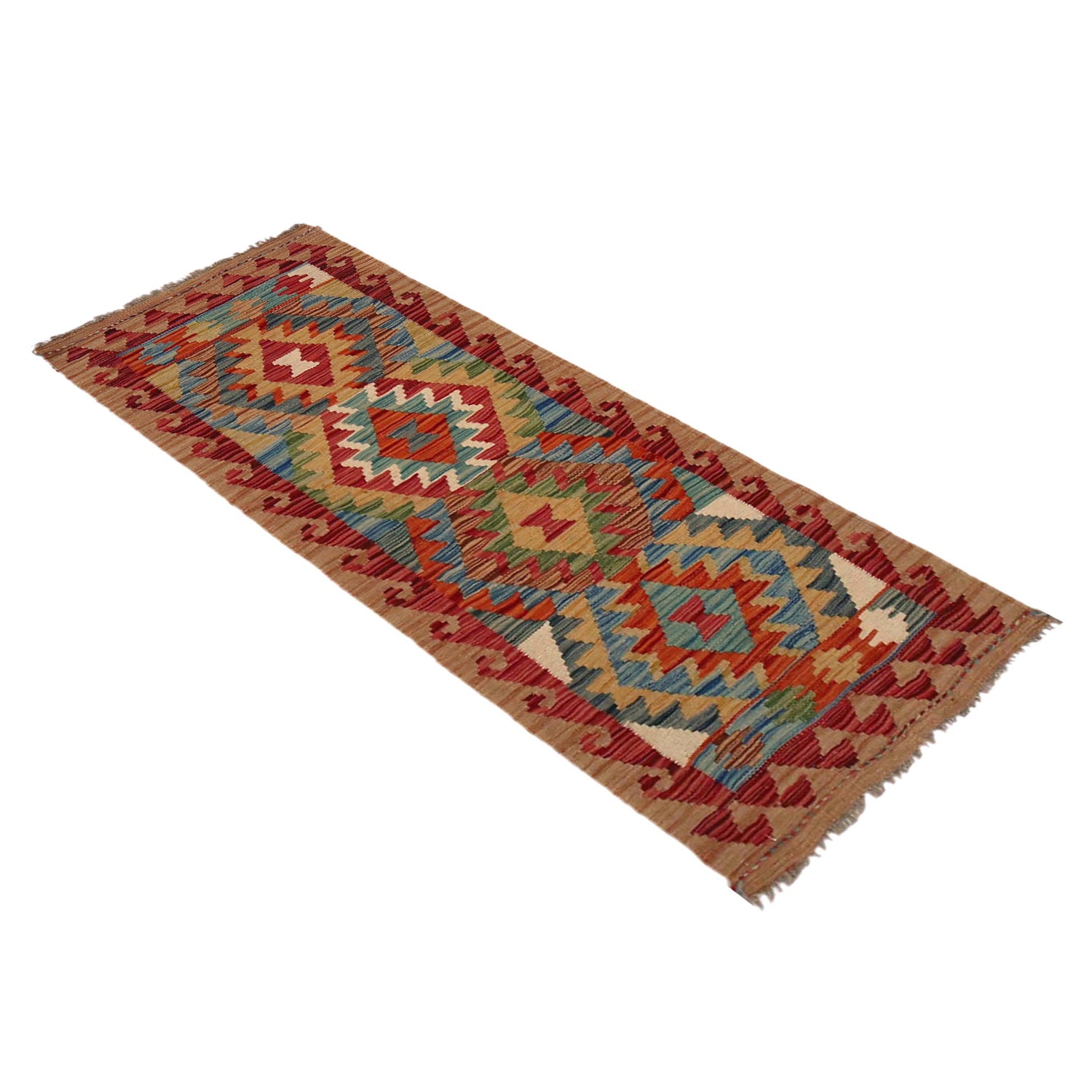 Vegetable Kilim Runner 1' 8" x 4' 11" (ft)- No. W35943