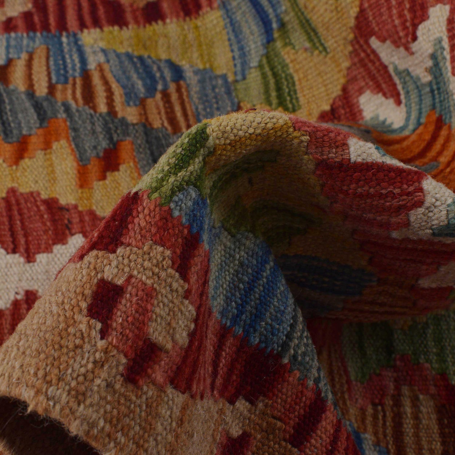 Vegetable Kilim Runner 1' 8" x 4' 11" (ft)- No. W35943