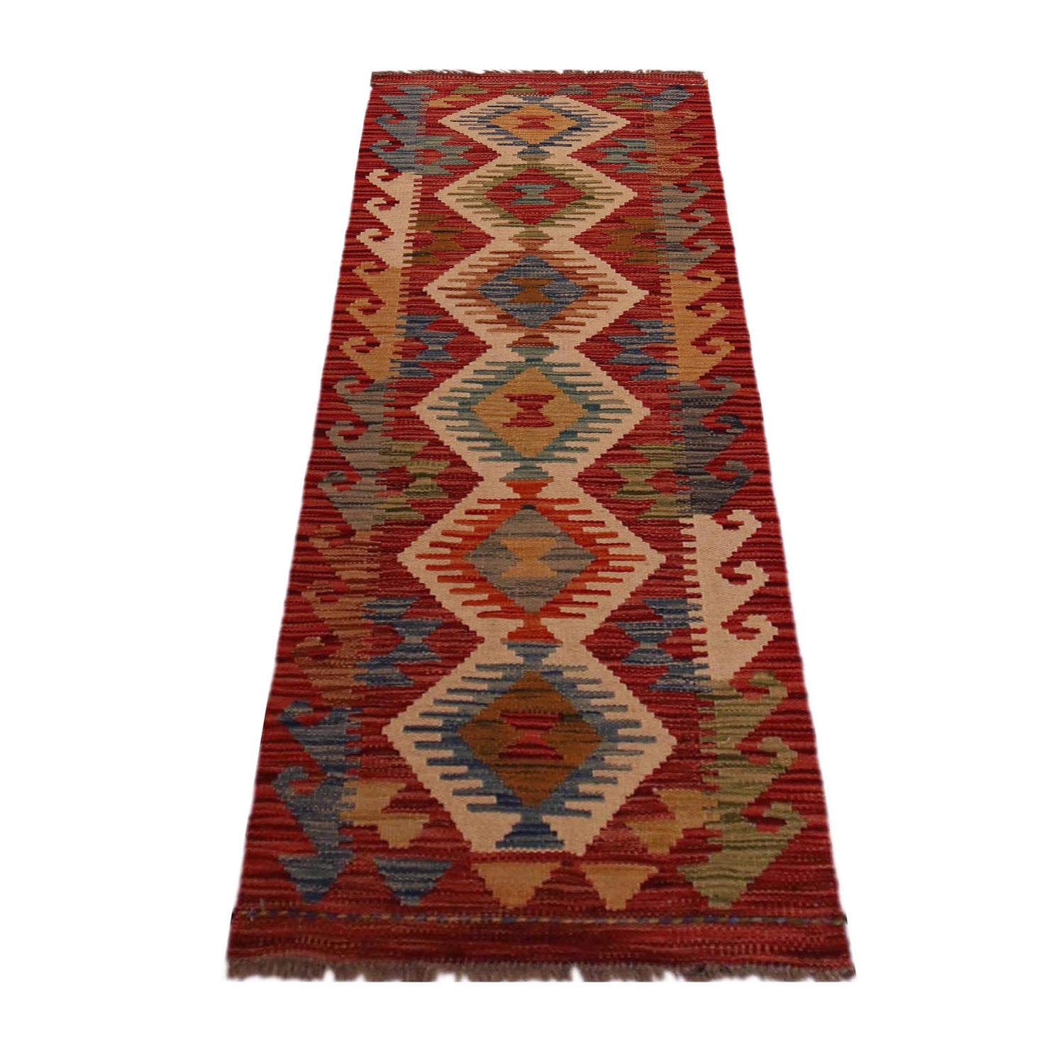 Vegetable Kilim Runner 1' 8" x 4' 11" (ft)- No. W35945