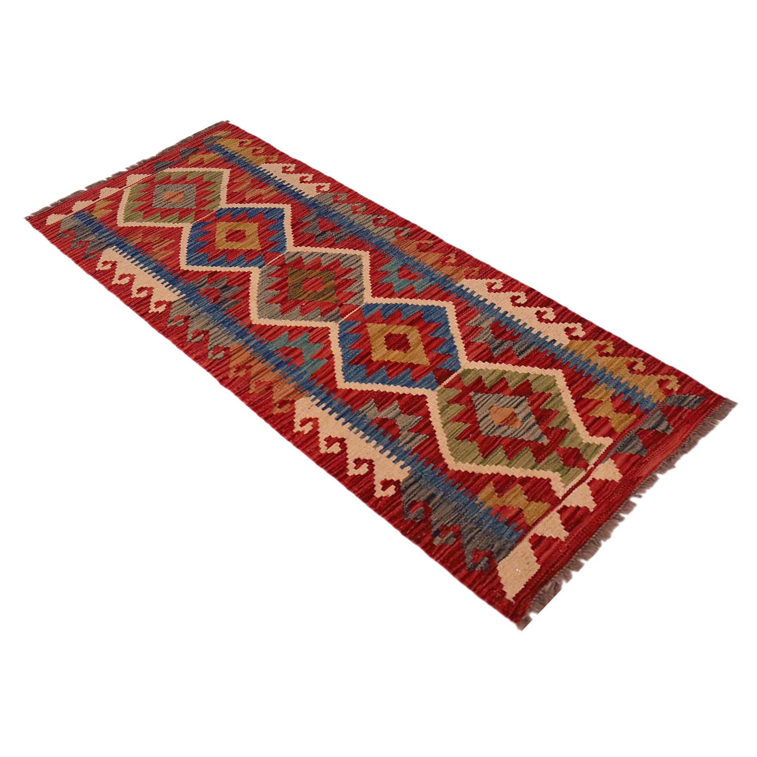 Vegetable Kilim Runner 1' 9" x 4' 9" (ft)- No. W35949