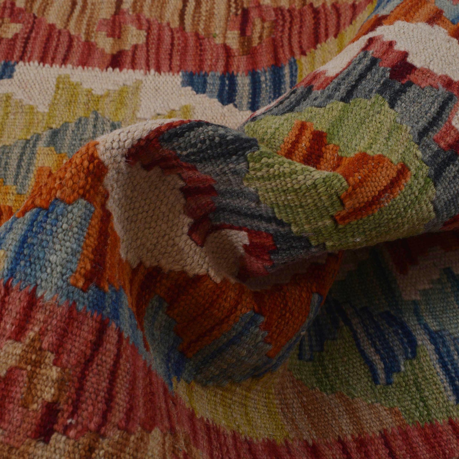 Vegetable Kelim Runner 1' 8" x 4' 8" (ft)- No. W35950