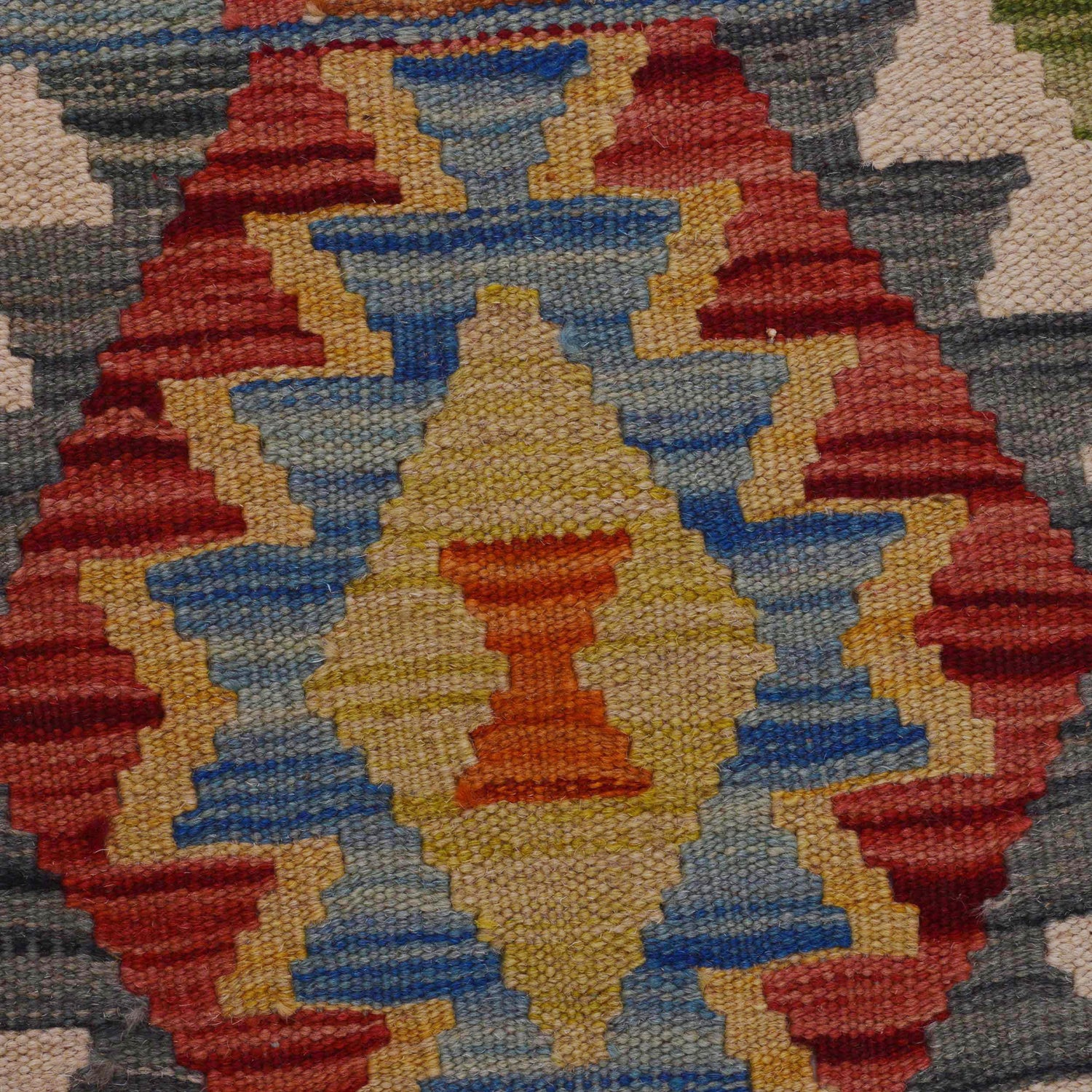 Vegetable Kilim Runner 1' 8" x 4' 8" (ft)- No. W35951