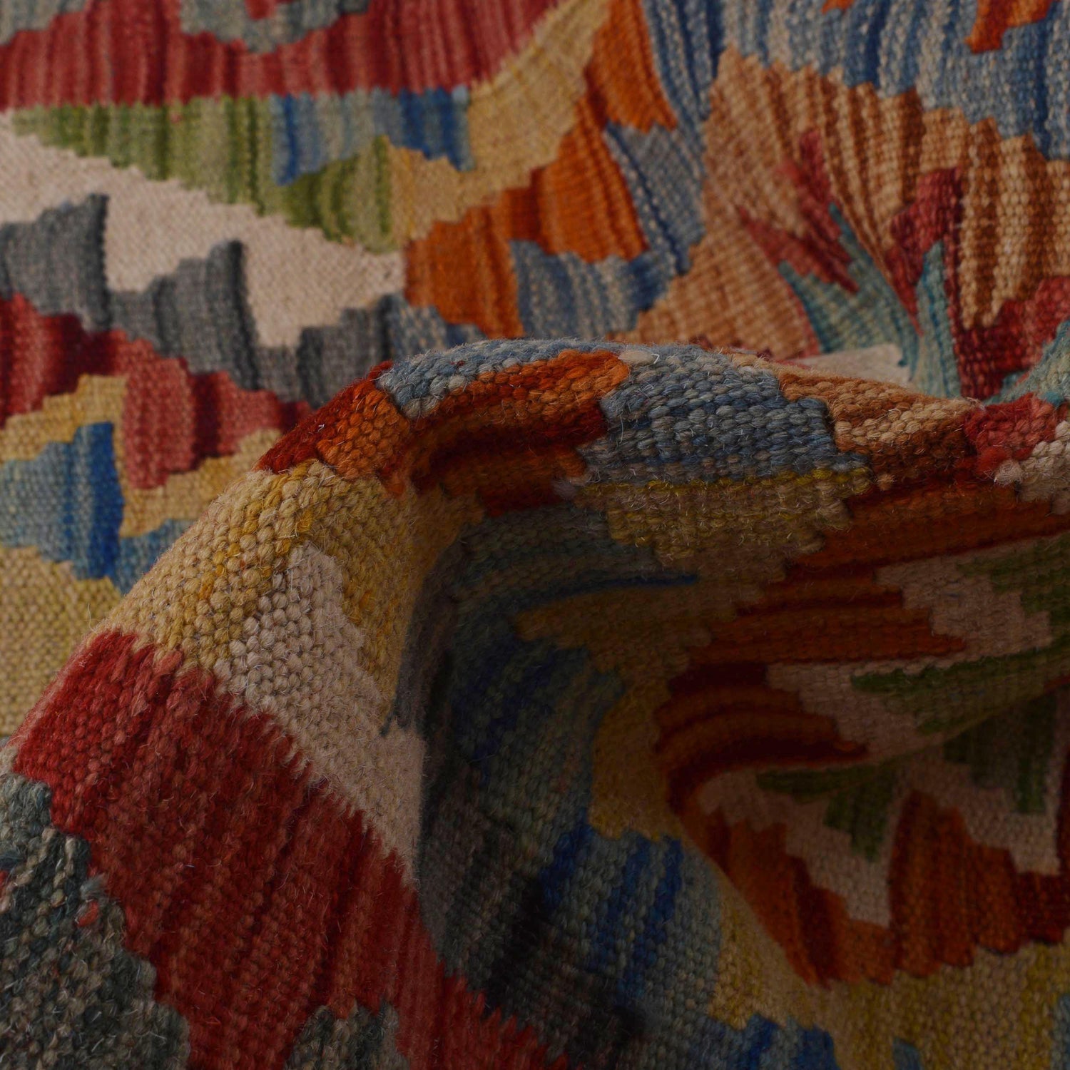 Vegetable Kilim Runner 1' 8" x 4' 8" (ft)- No. W35951