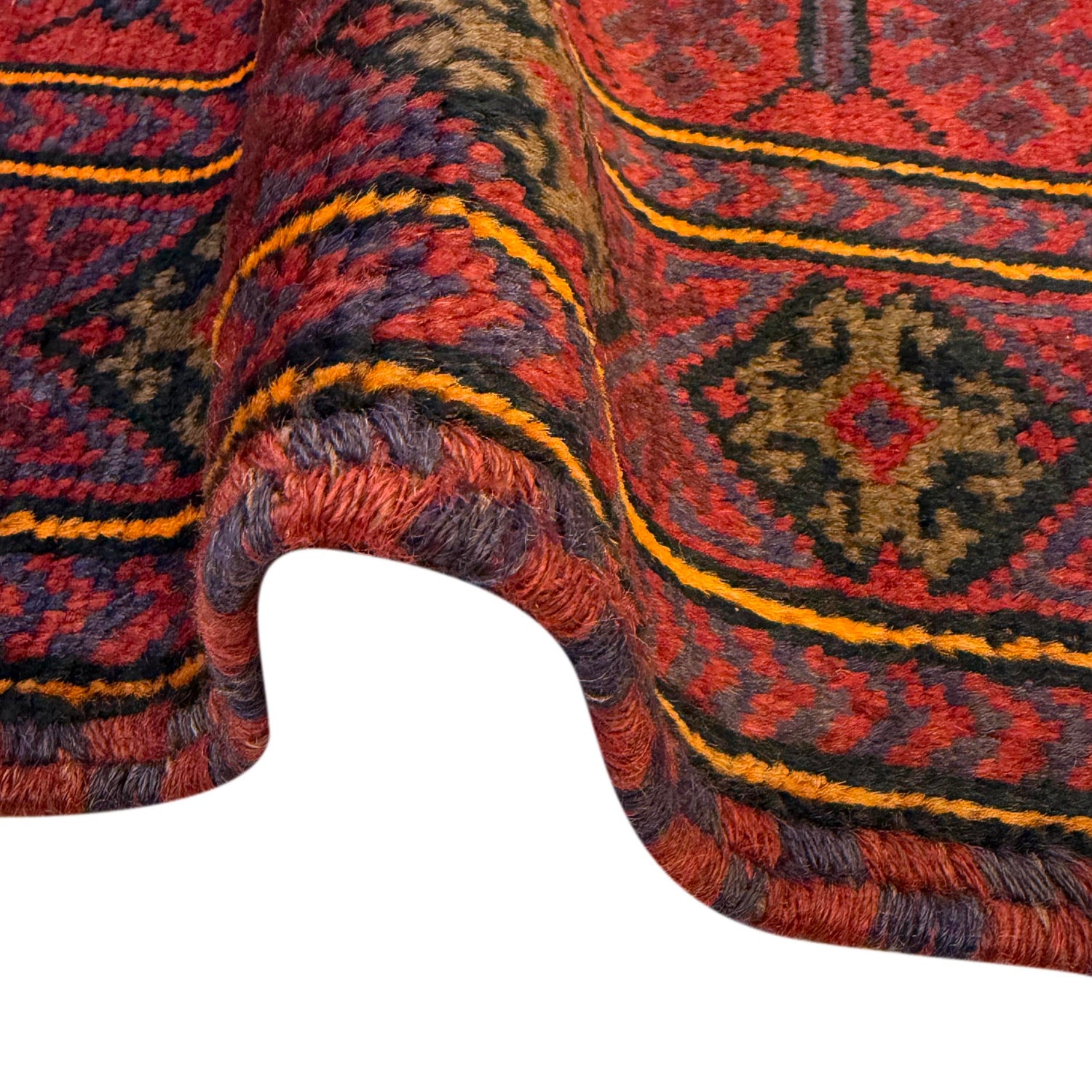 Red Color Baluchi Rug 2' 11" x 4' 3" (ft) - No. W36539