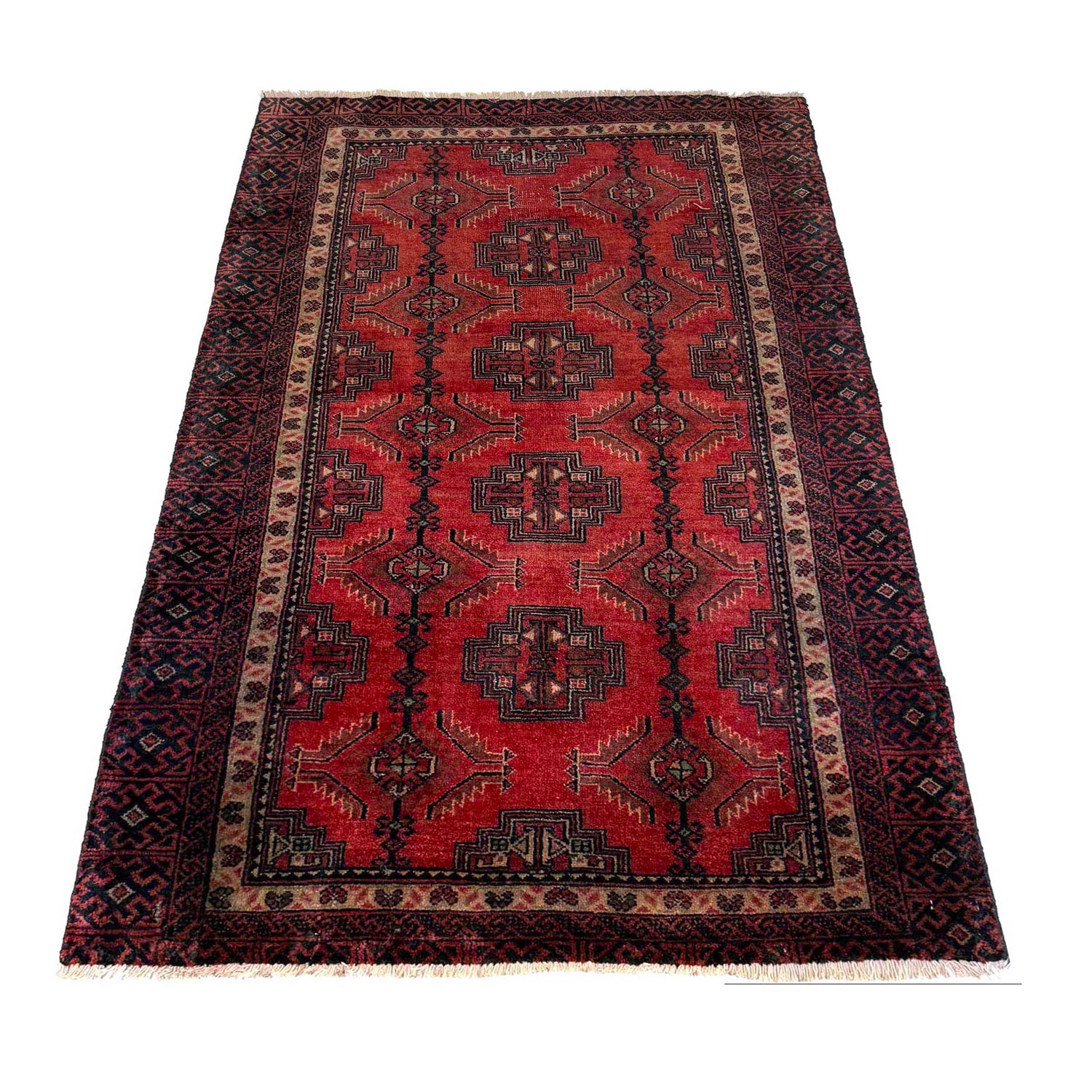 Baluch Small Size Rug 3' 1" x 5' 3" (ft) -No W36540