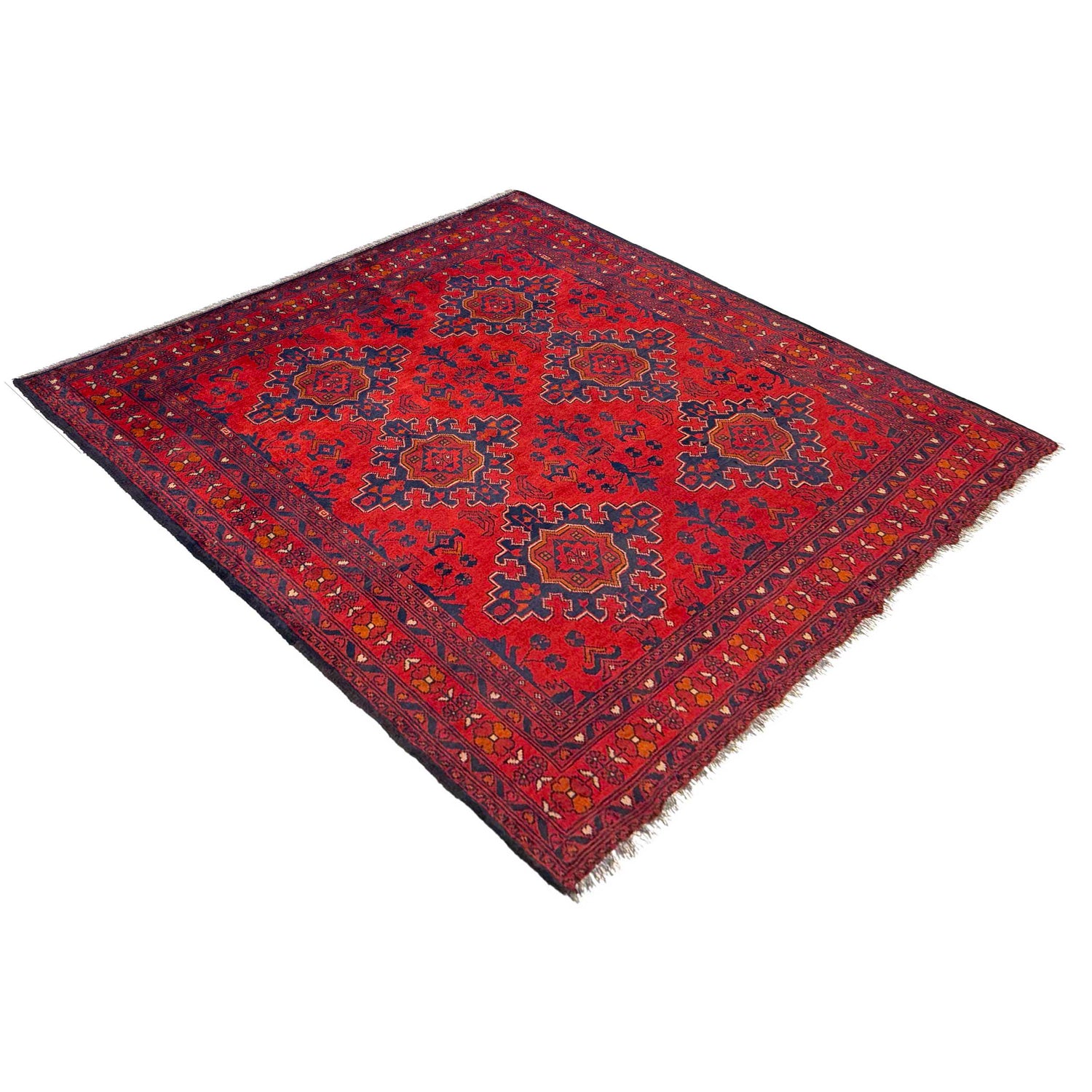 Handmade Khal Mohammadi Carpet 5' 2" x 6' 9" (ft) - No. W36553