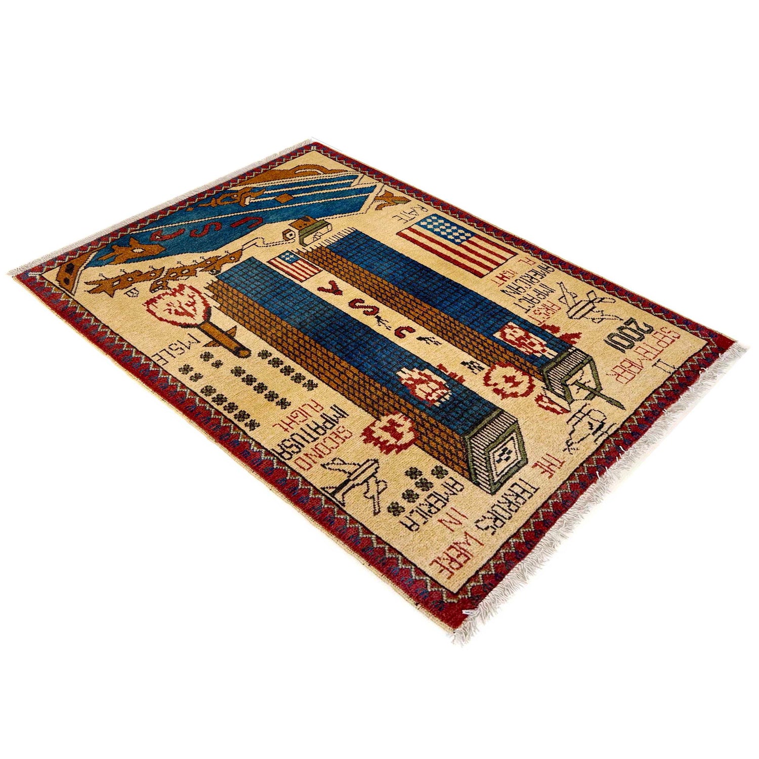 War Rug 2' 7" x 3' 11" (ft) - No. W36556