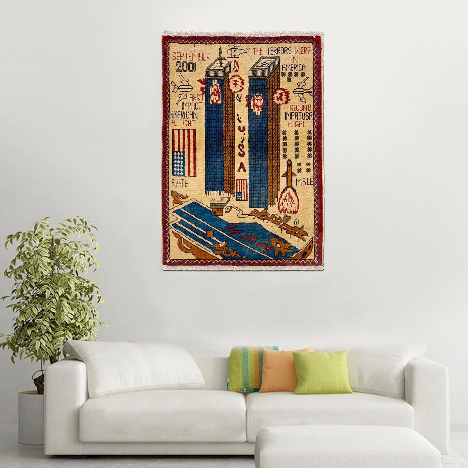 War Rug 2' 7" x 3' 11" (ft) - No. W36556