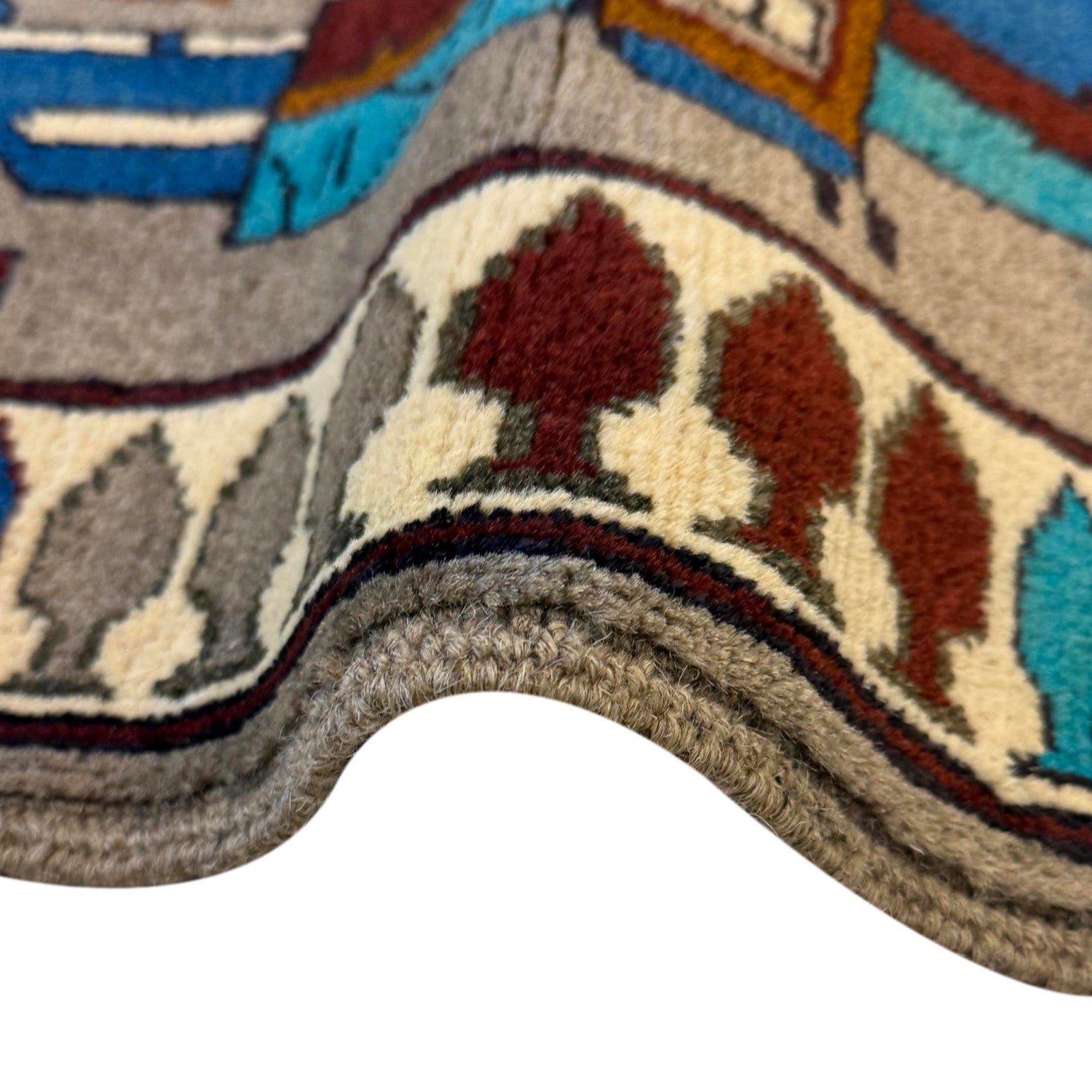 Grey Color War Rug 2' 10" x 4' 0" (ft) - No. W36558