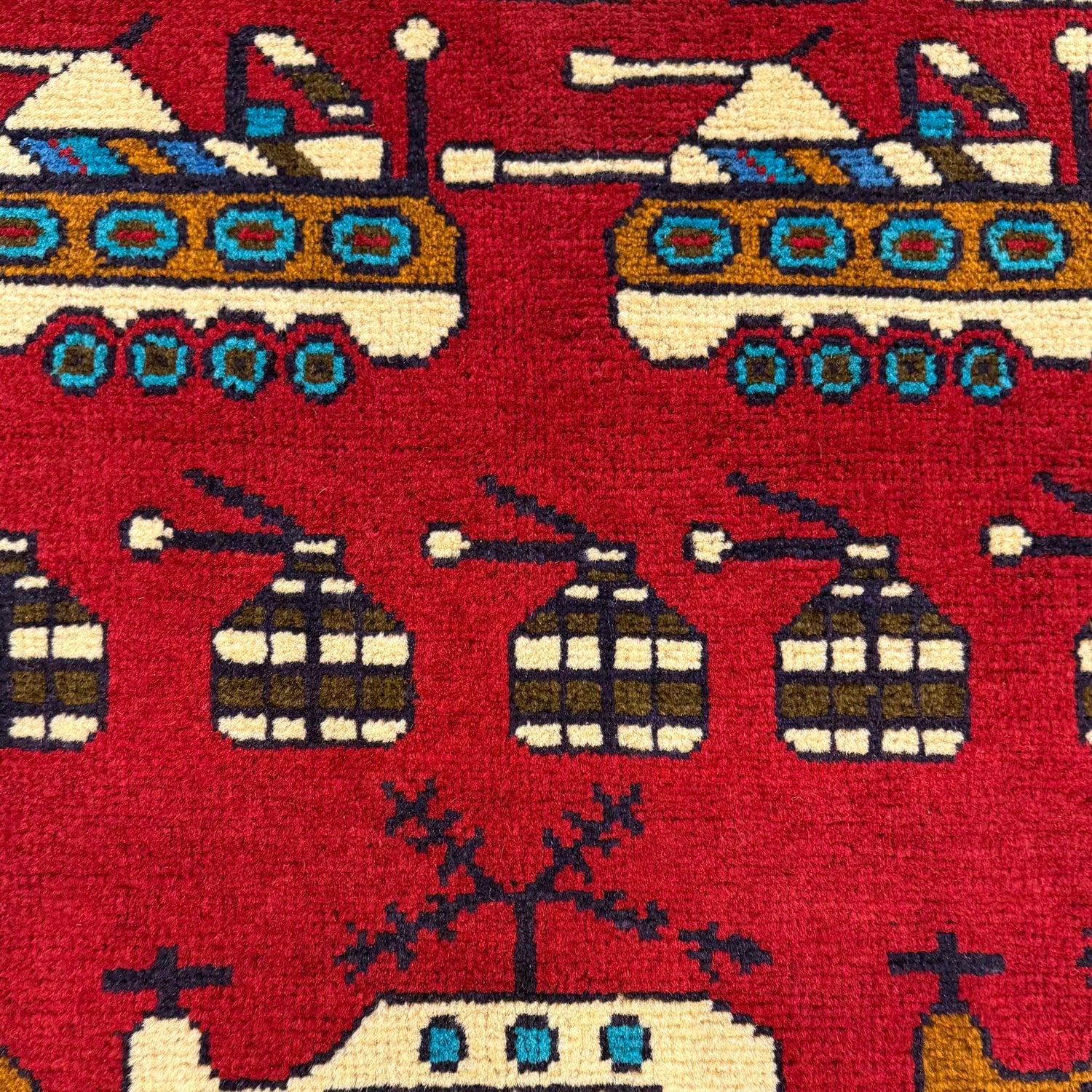 War Rug 2' 7" x 3' 10" (ft) - No. W36561